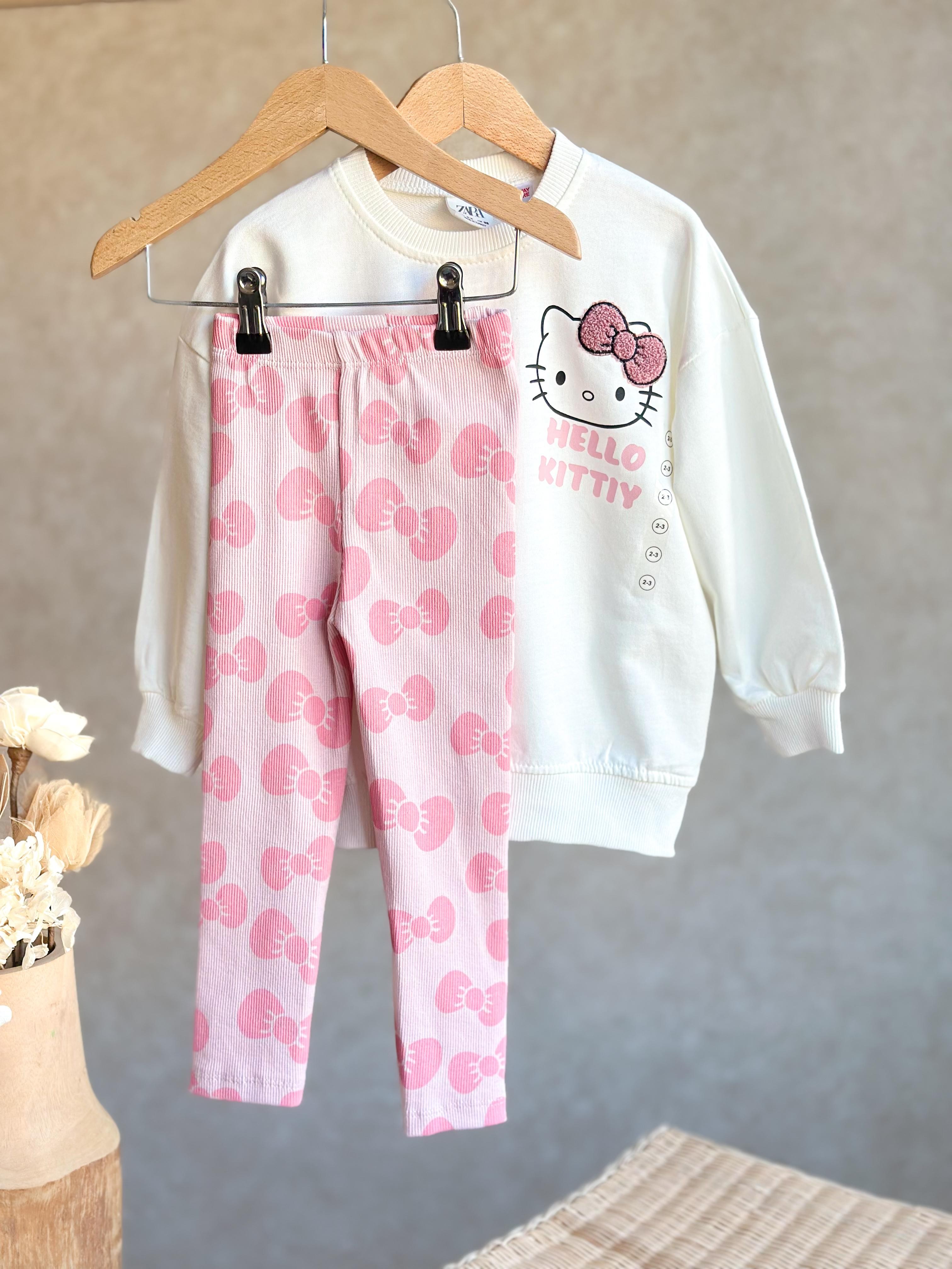 Hello Kitty 2 İplik Kız Çocuk Takımı