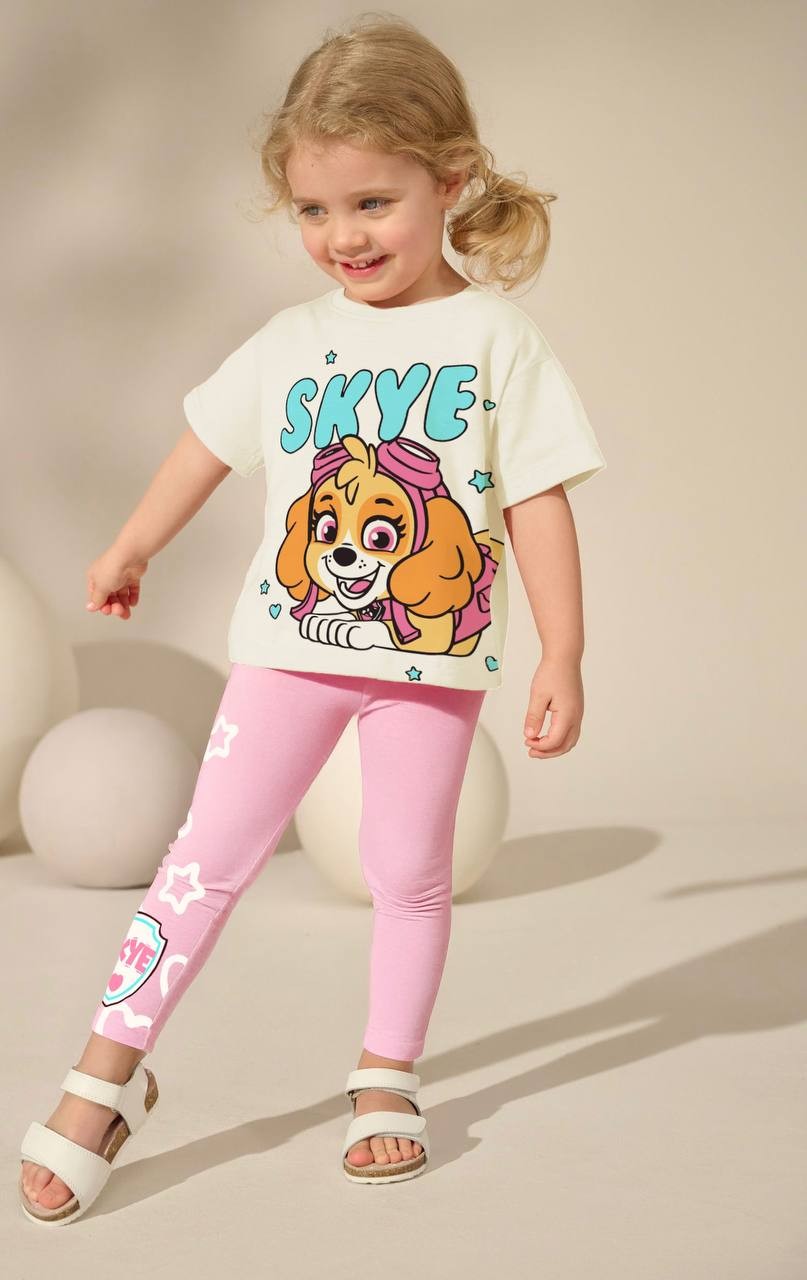 SKYE T-Shirt ve Tayt Takım-Pembe