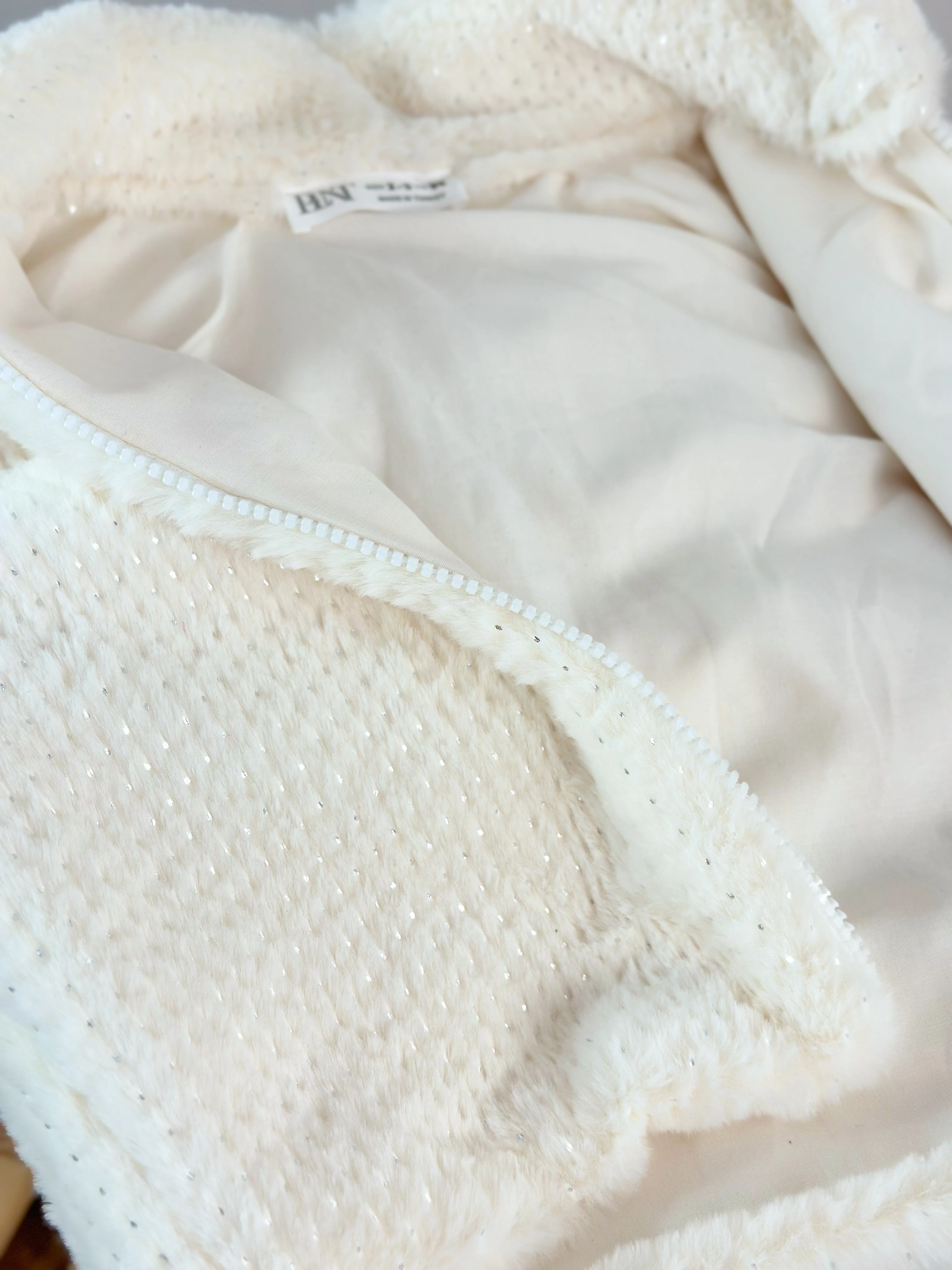 Sim Baskılı Peluş Ceket