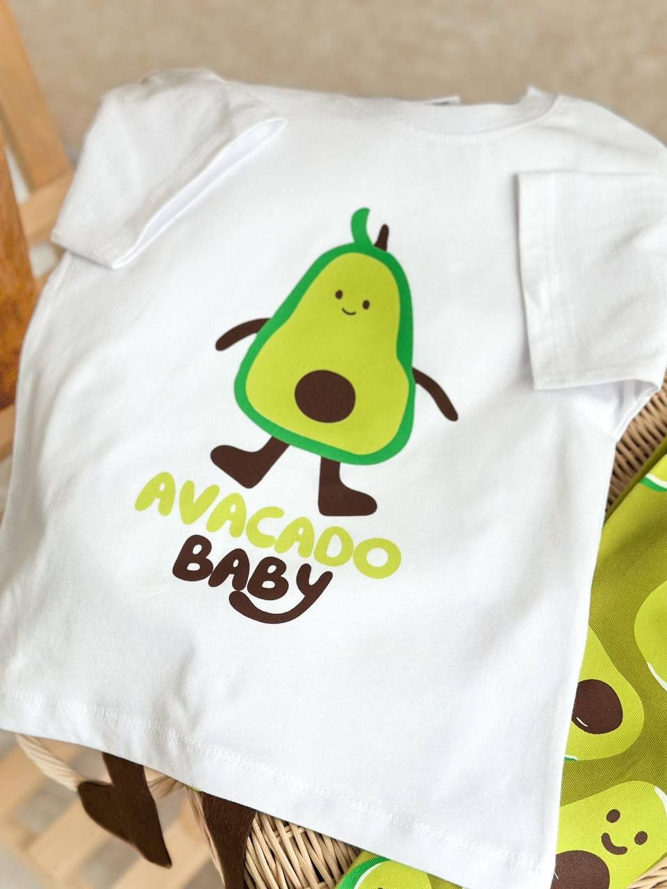 AVOCADO Baby 3 Boyutlu T-Shirt ve Tayt akım