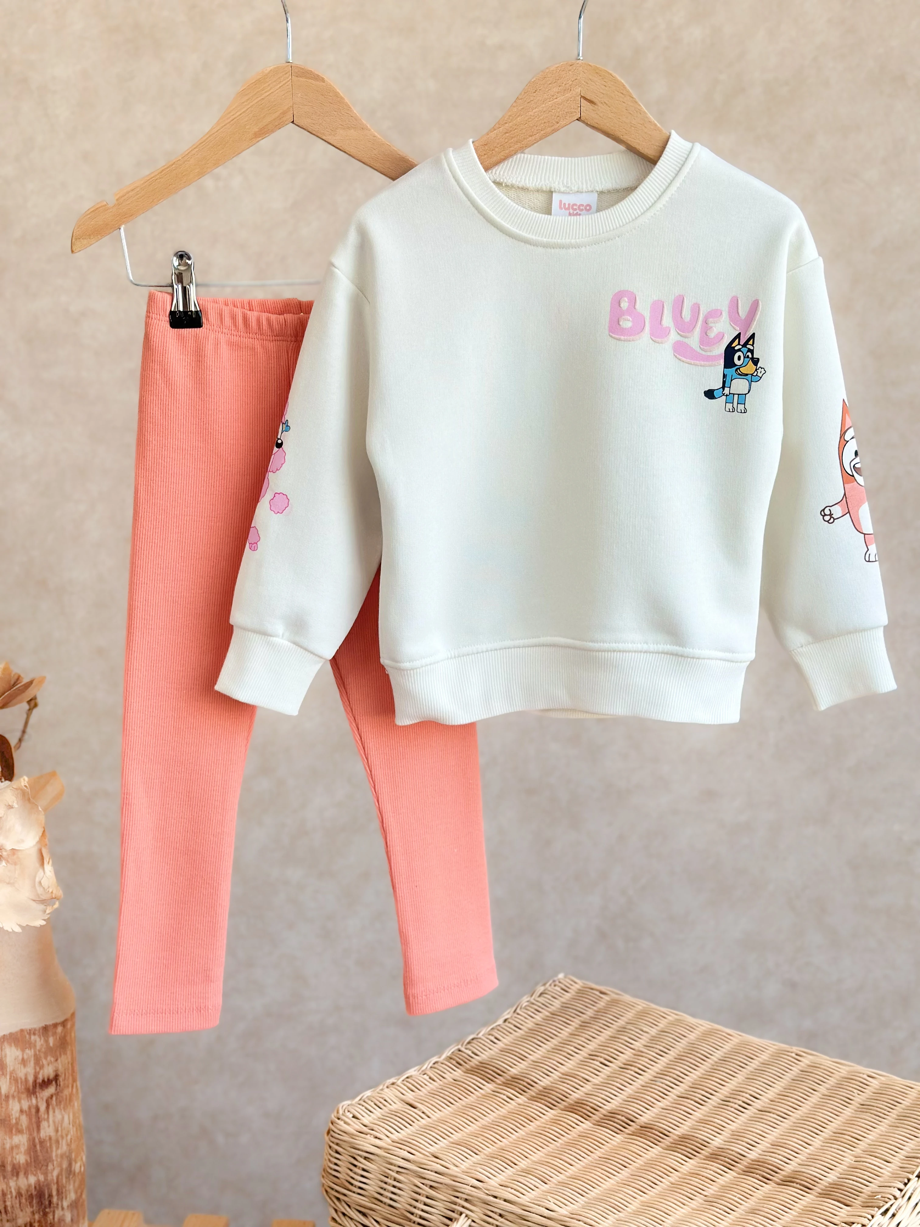 Yeni Sezon Bluey Kız Çocuk Takım