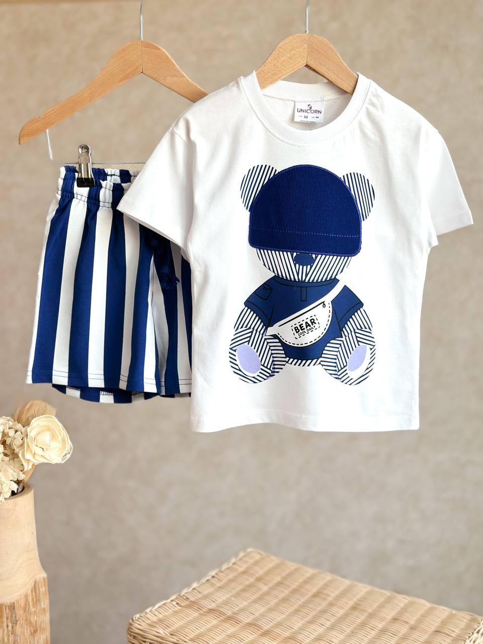 BLUE BEAR Erkek Çocuk T-Shirt ve Şort Takım