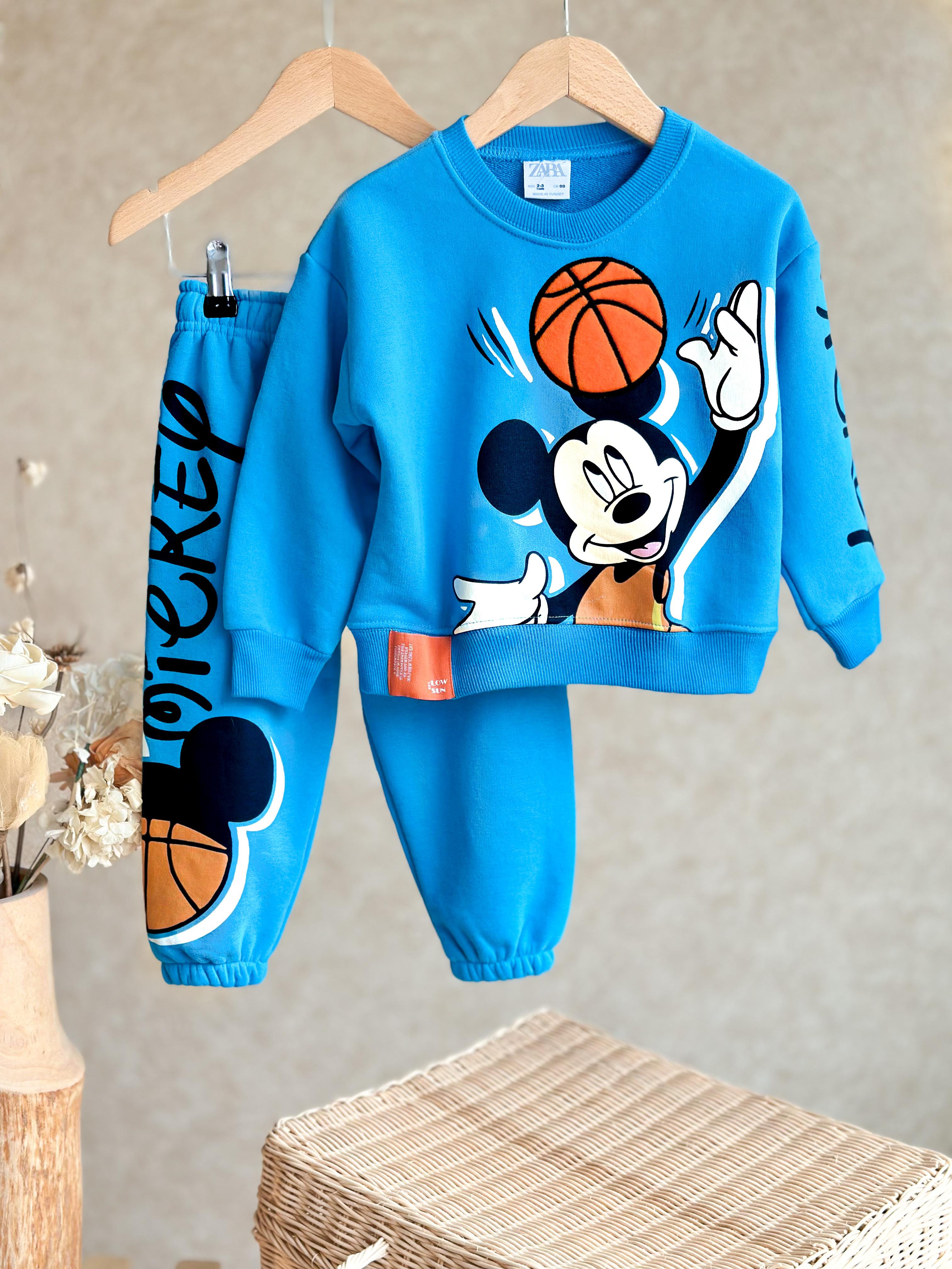 BASKET TOPU DOKULU Sweatshirt Eşofman Takımı