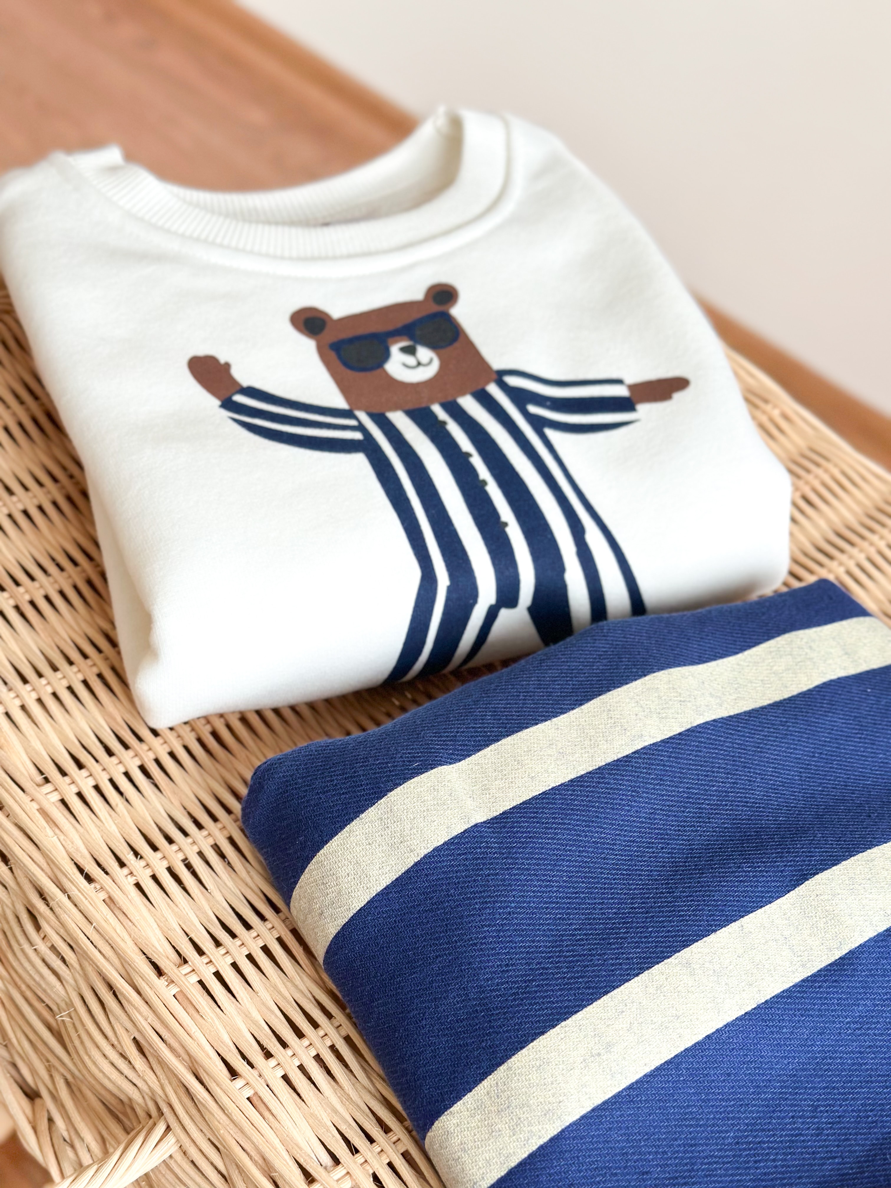 SKATE BEAR Sweatshirt ve Dokuma Pantolon Takım