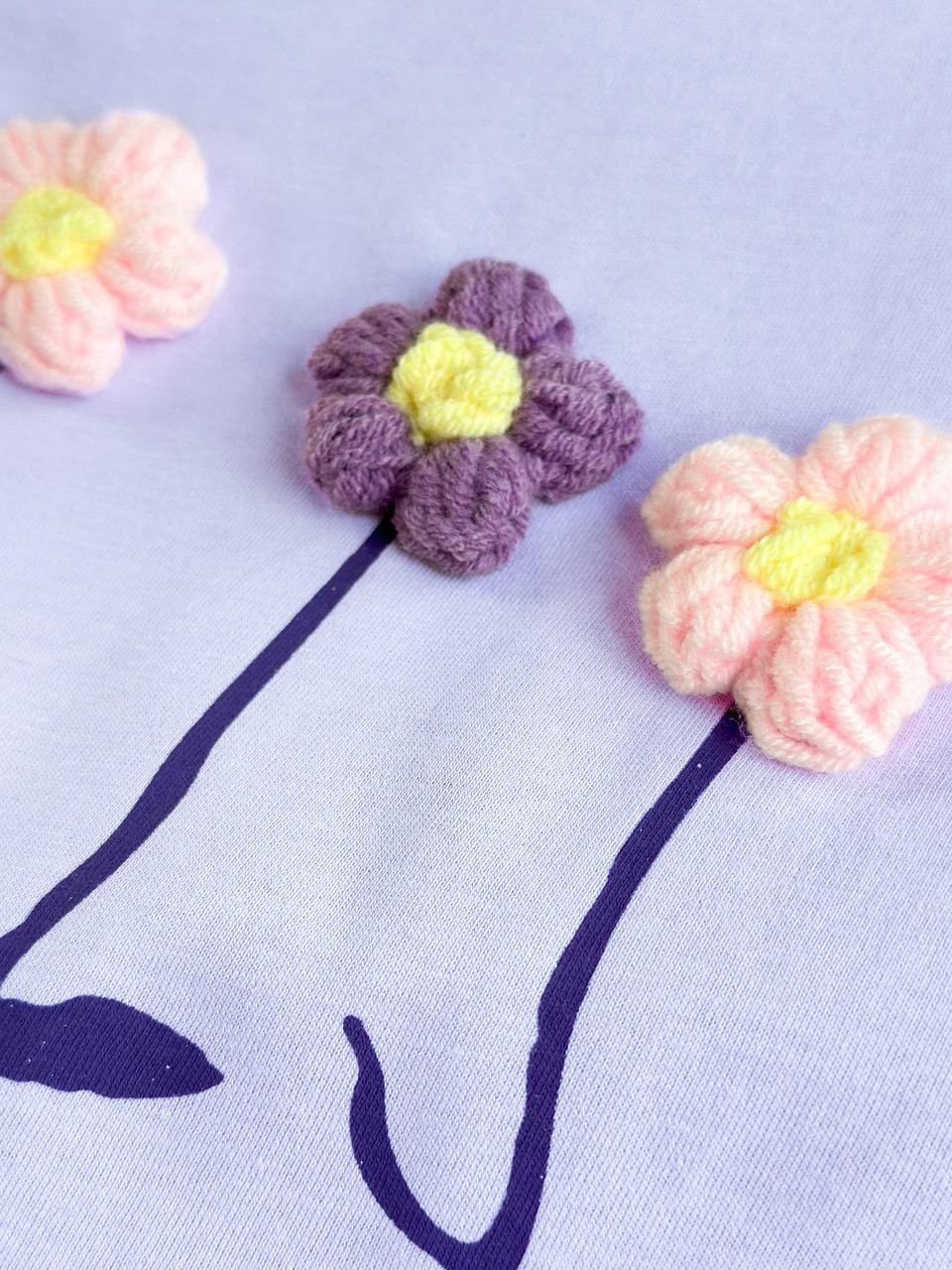 FLOWERS 3 Boyutlu T-Shirt ve Tayt Takım