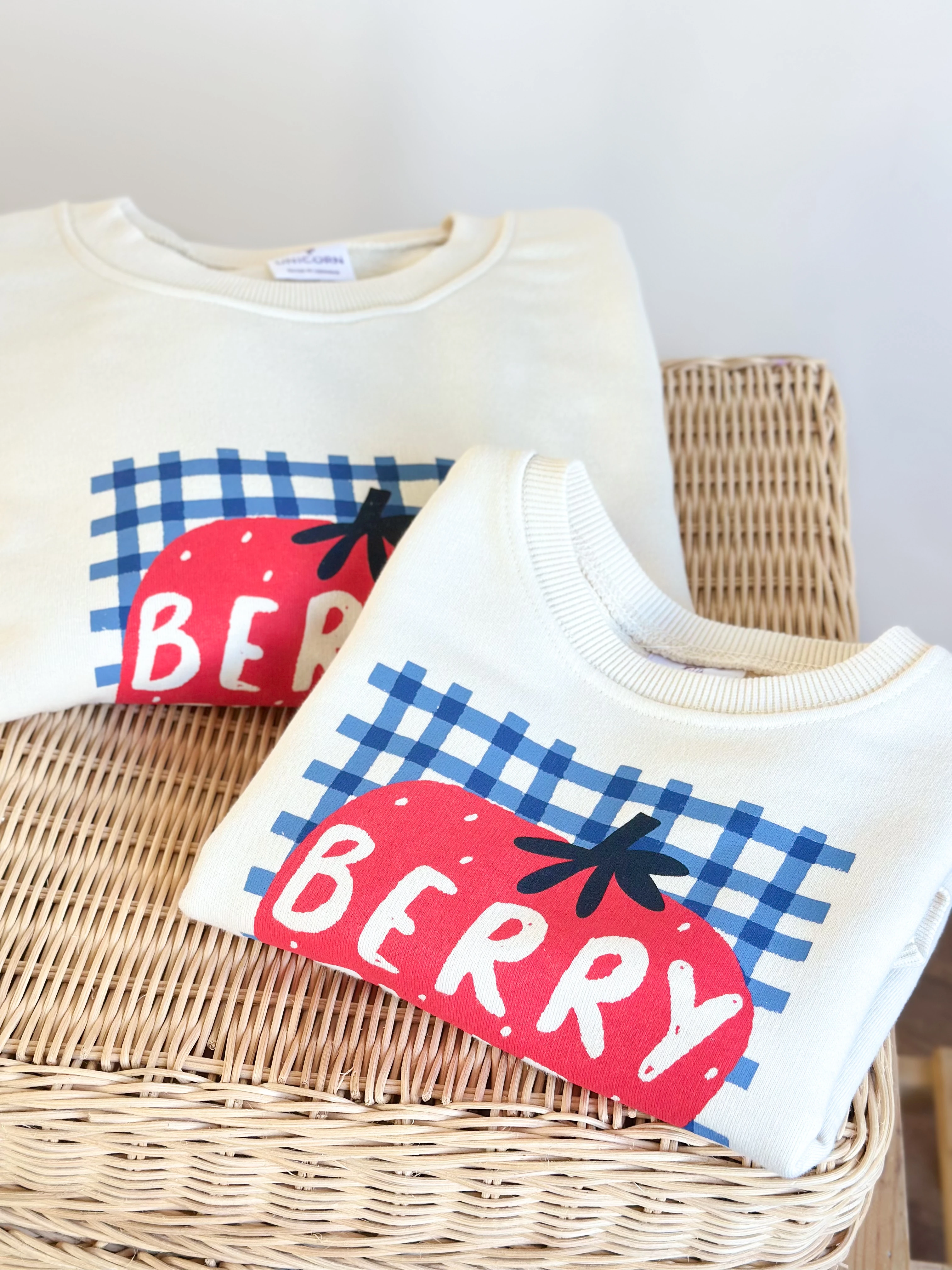 BERRY SWEET Baskılı Sweatshirt ve 3 İplik Pantolon Takım