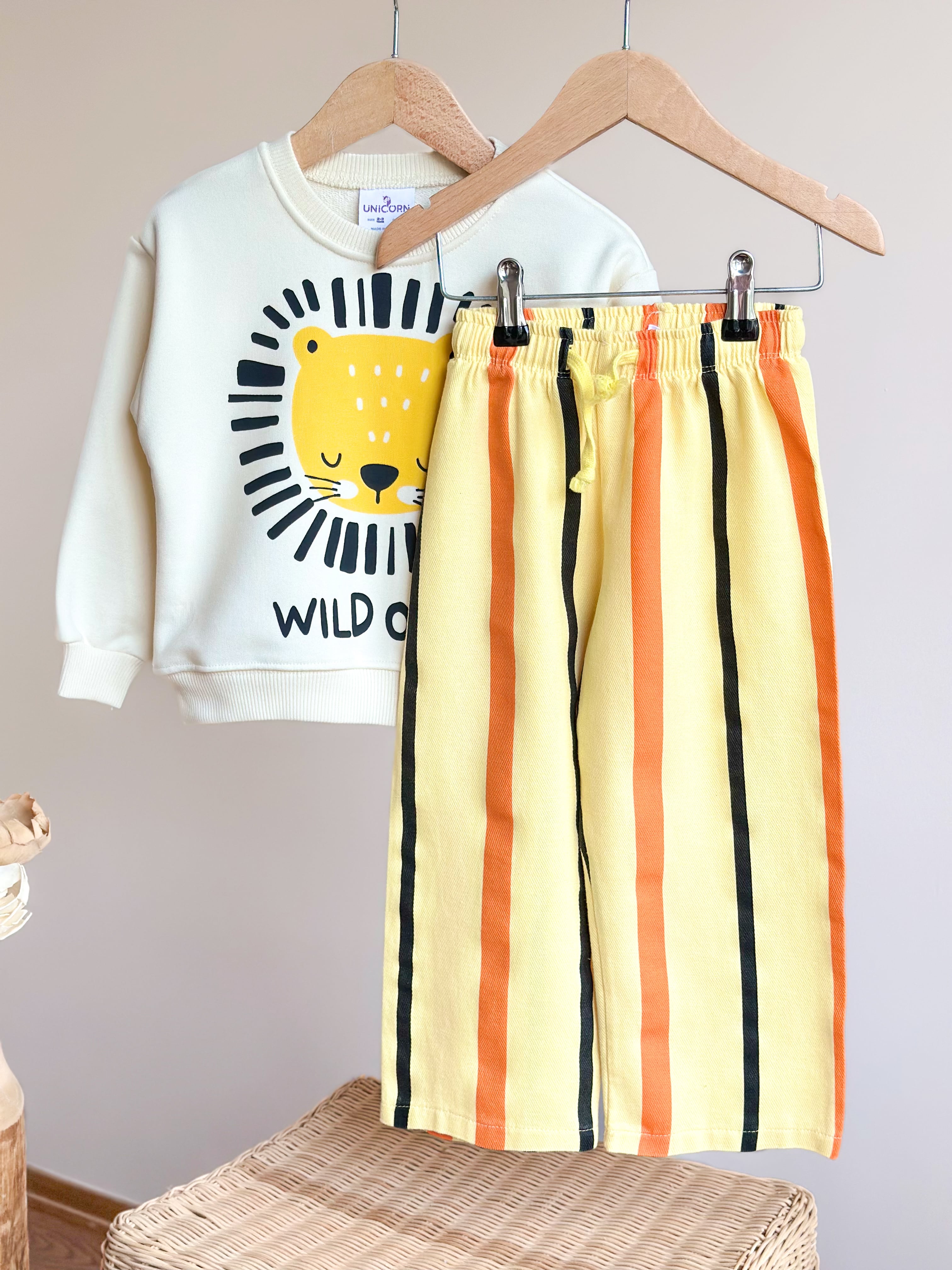 SWEET LION WILD ONE Sweatshirt ve Dokuma Pantolon Takım