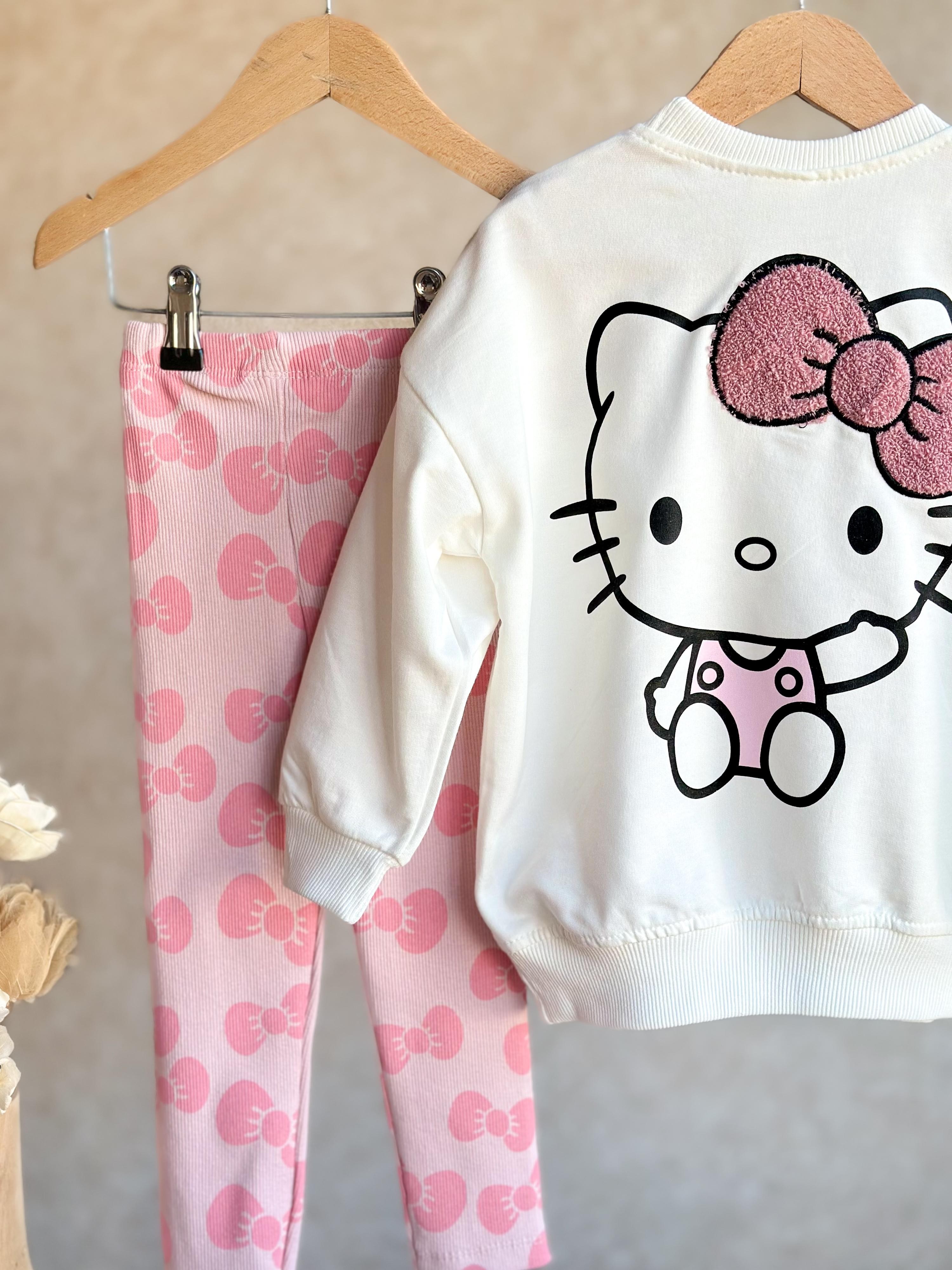 Hello Kitty 2 İplik Kız Çocuk Takımı