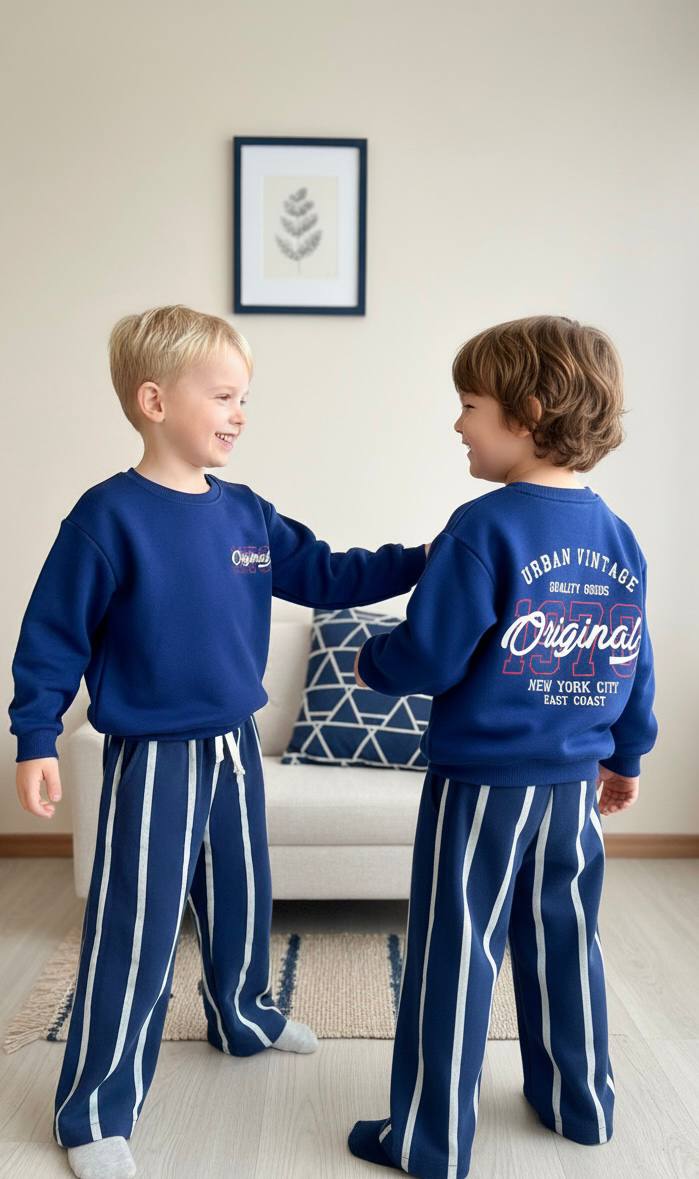 ORİGİNAL 1979 Sweatshirt ve Dokuma Pantolon Takım