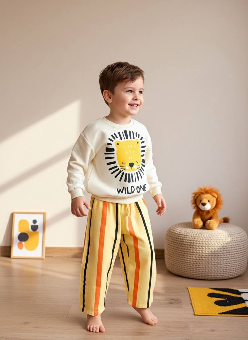 SWEET LION WILD ONE Sweatshirt ve Dokuma Pantolon Takım