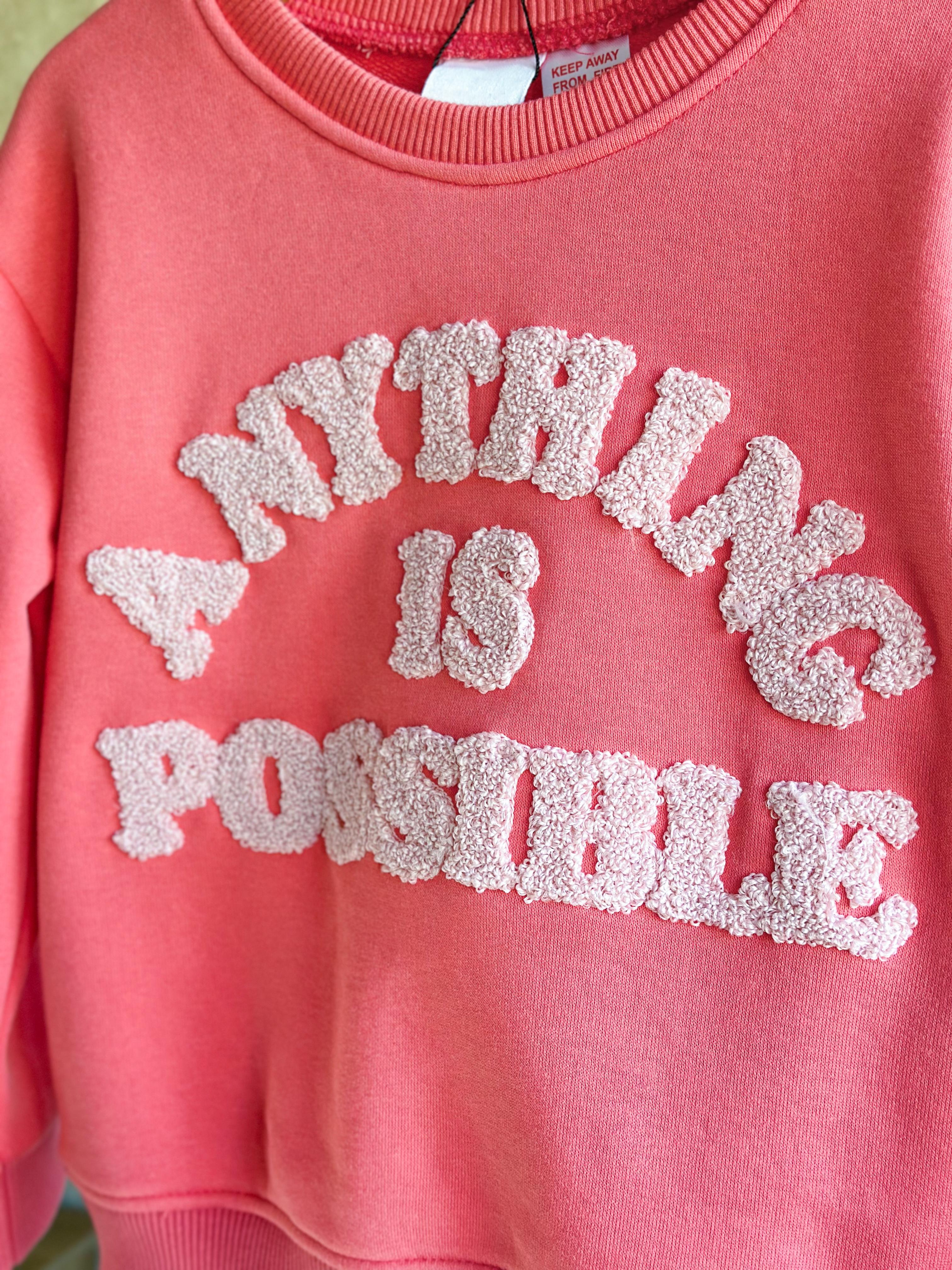 ANYTHING IS POSSIBLE Nakışlı Tayt Takım