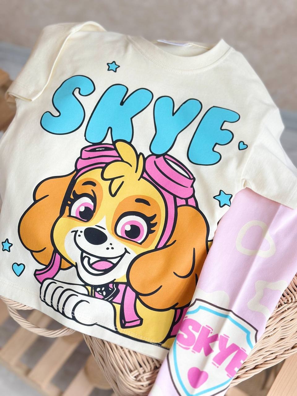 SKYE T-Shirt ve Tayt Takım-Pembe