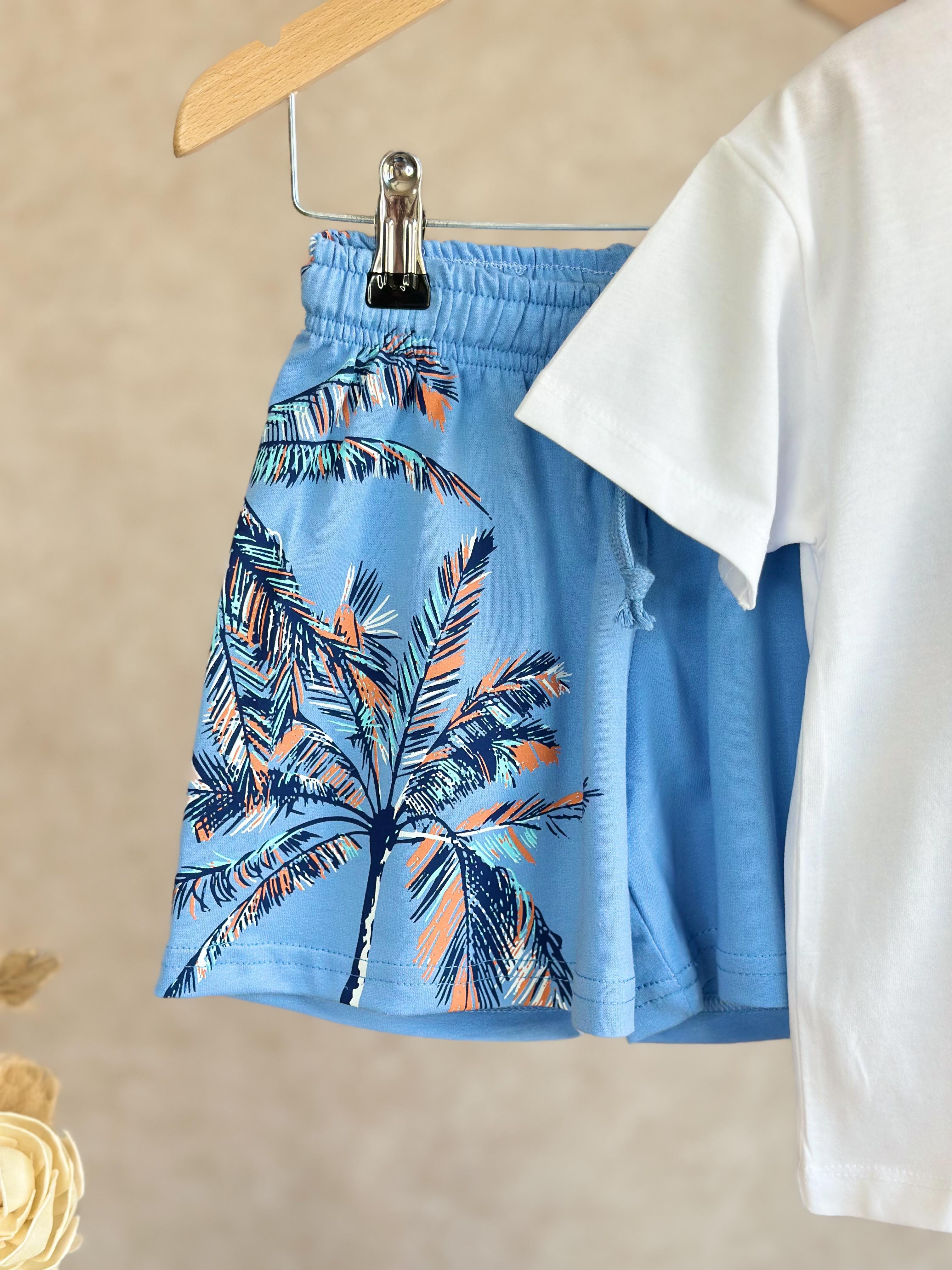 SUMMER PALM Erkek Çocuk T-Shirt ve Şort Takım