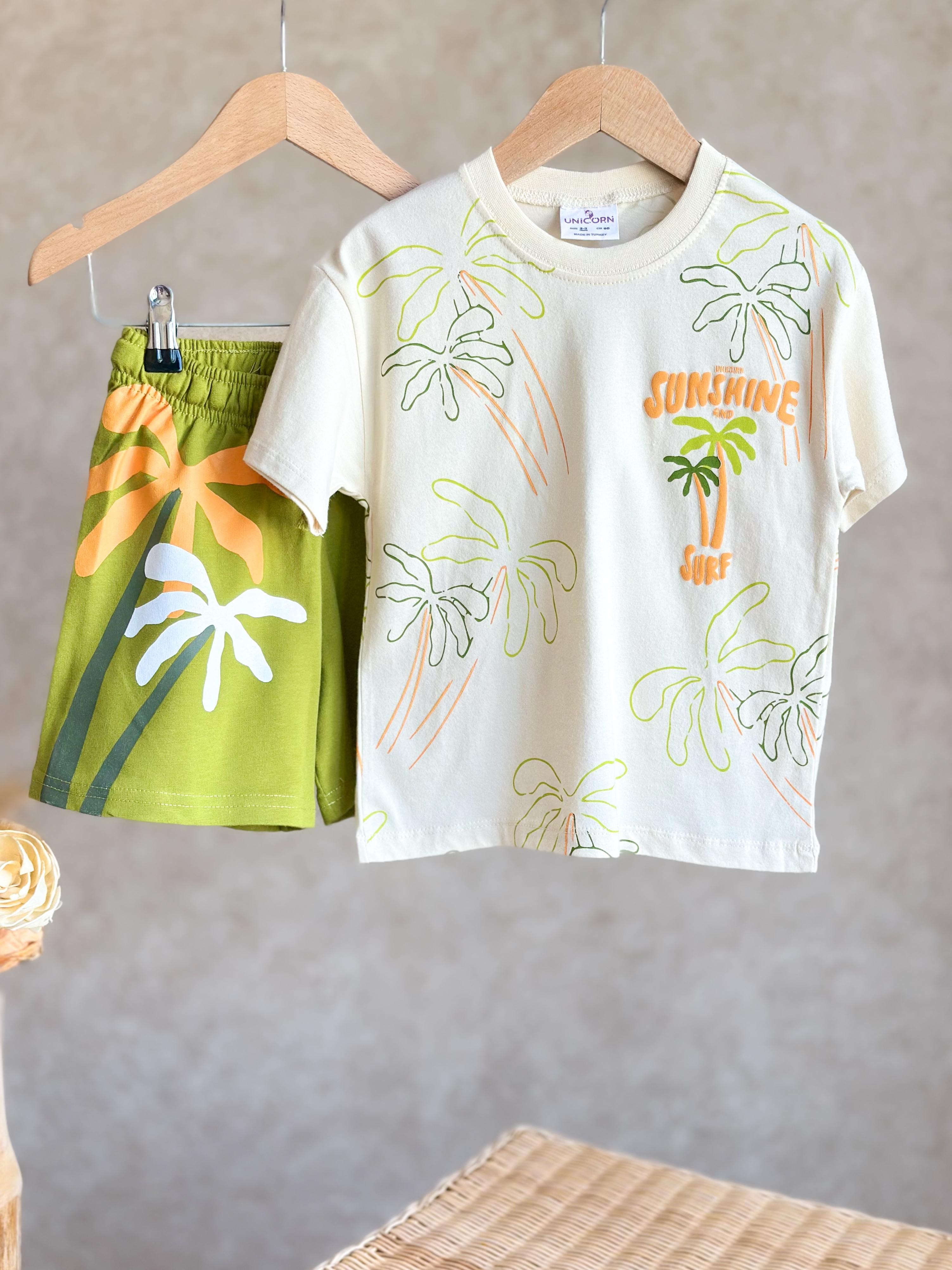 SUNSHINE SURF T-Shirt ve Şort Takım