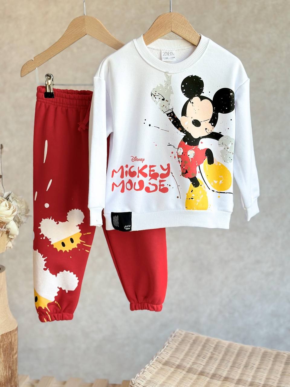 Mickey Baskılı Erkek Çocuk Takım