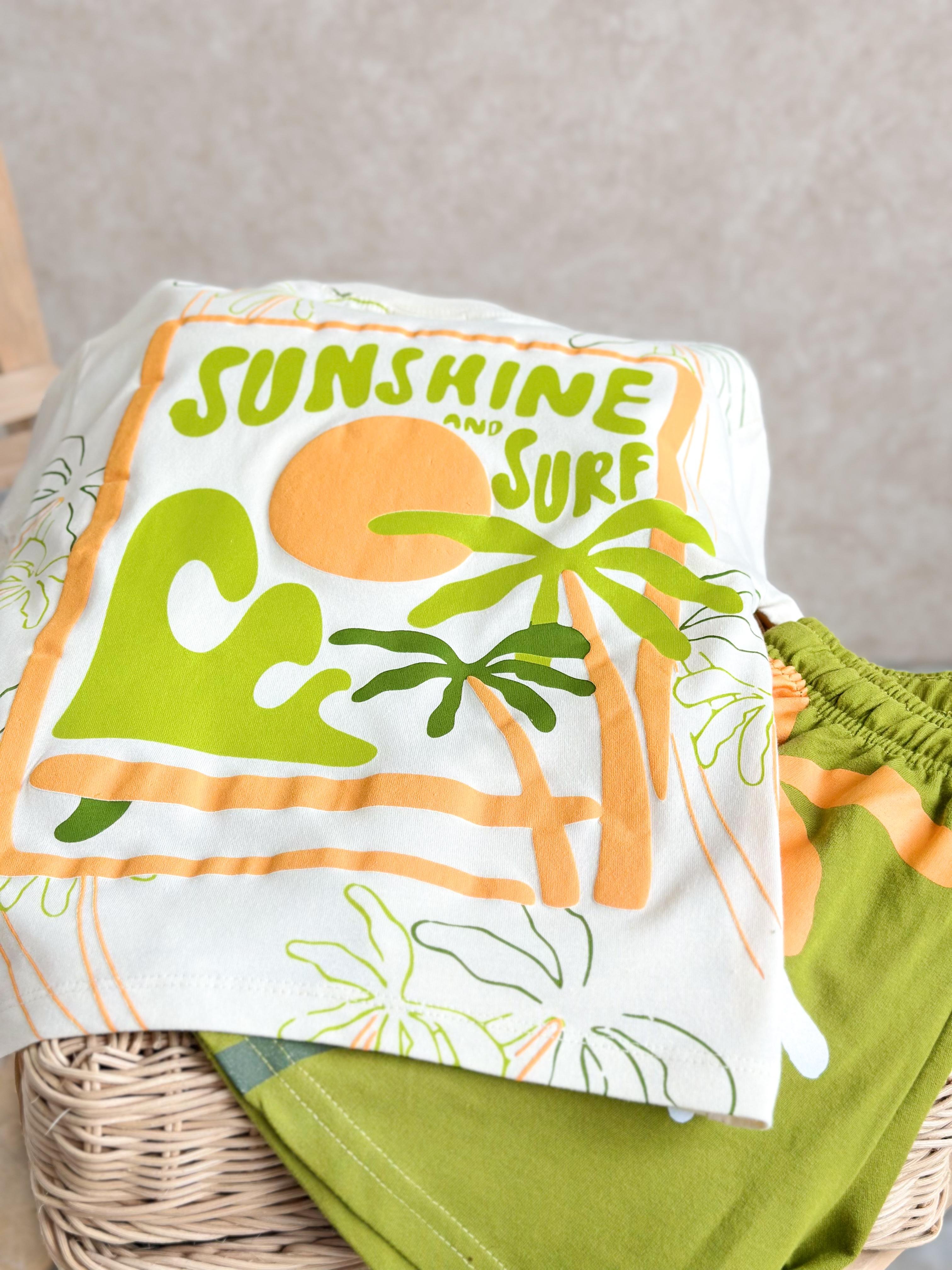 SUNSHINE SURF T-Shirt ve Şort Takım