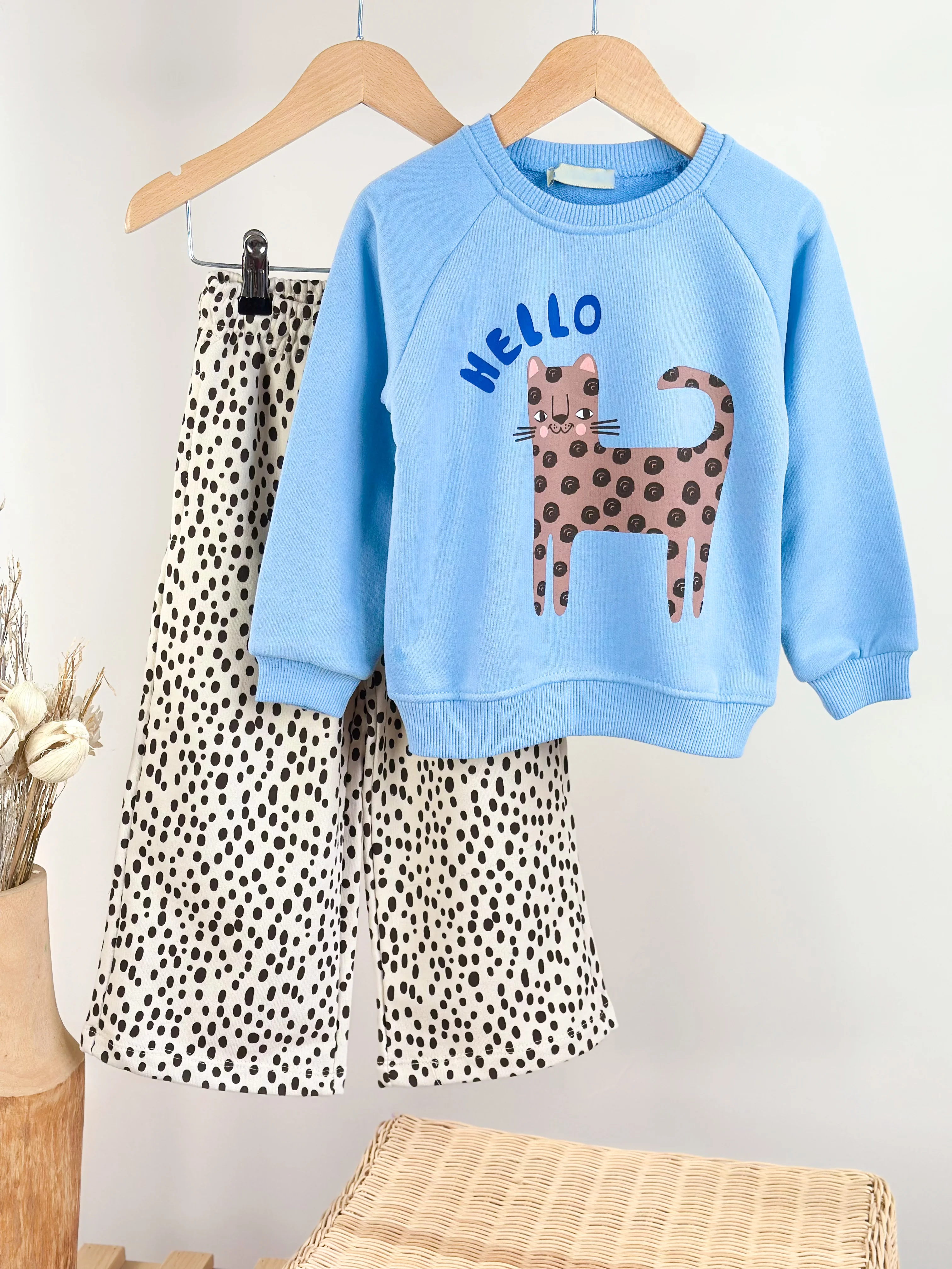 HELLO 3 İplik Kız Çocuk Takım