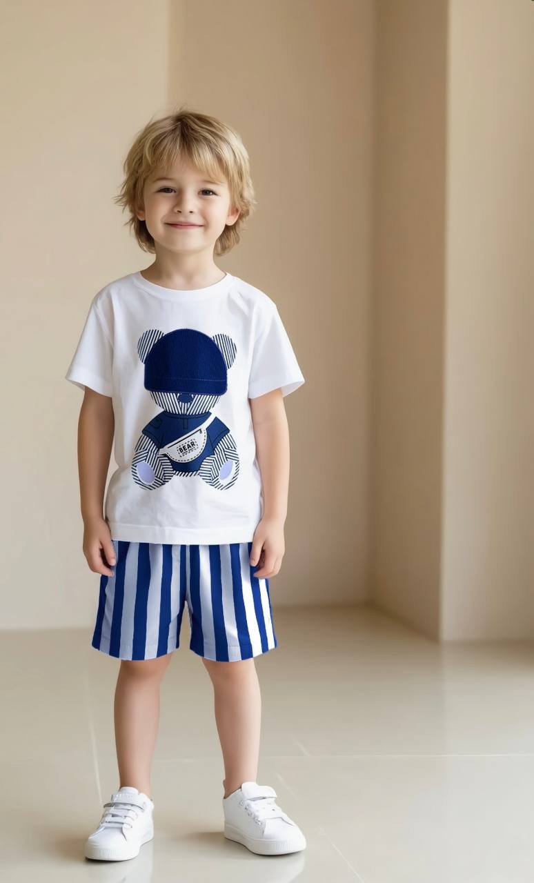 BLUE BEAR Erkek Çocuk T-Shirt ve Şort Takım