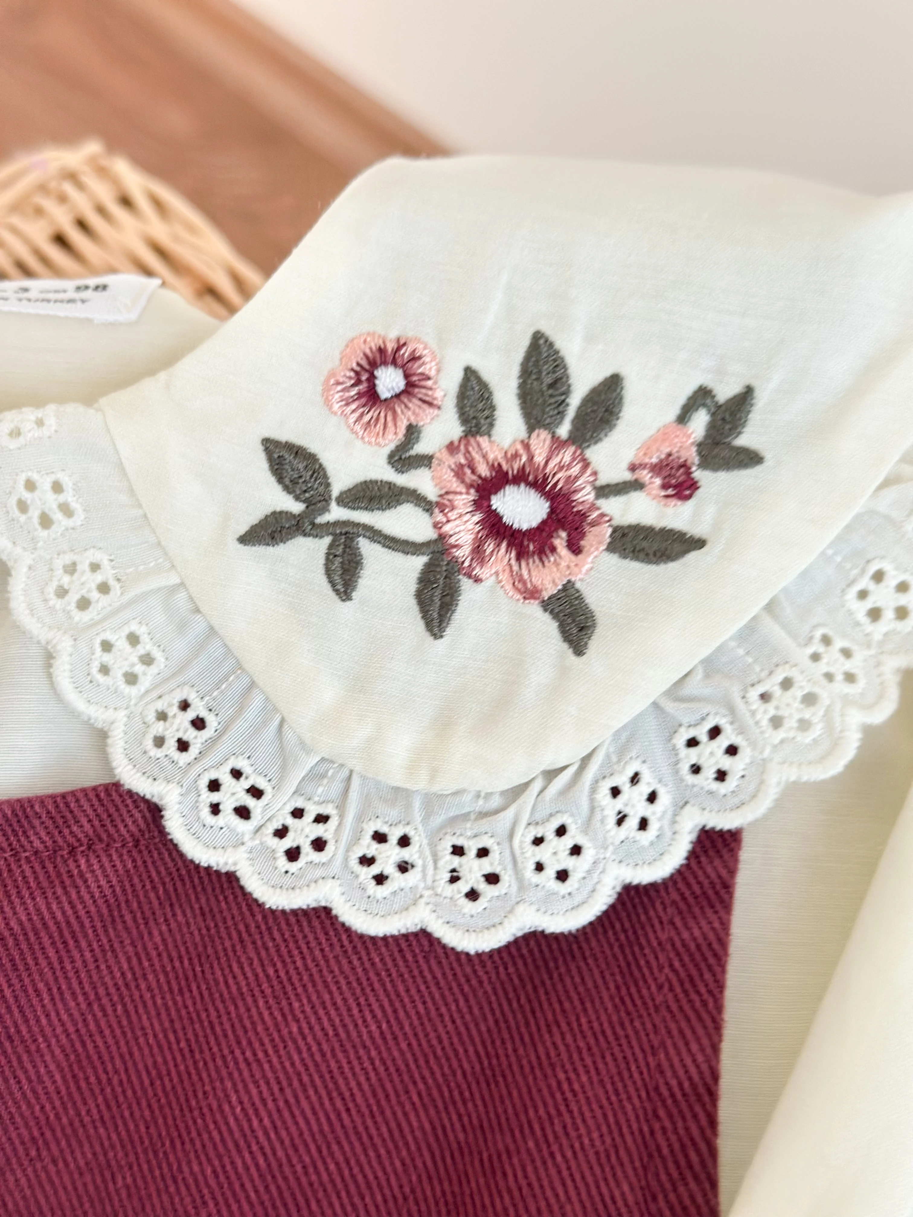 Tasarım Kot Jile - Bordo