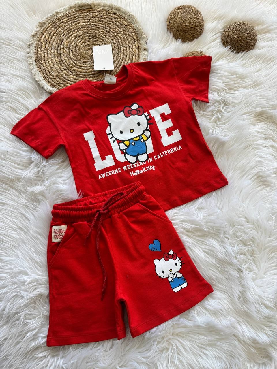 Hello Kitty Şortlu Takım