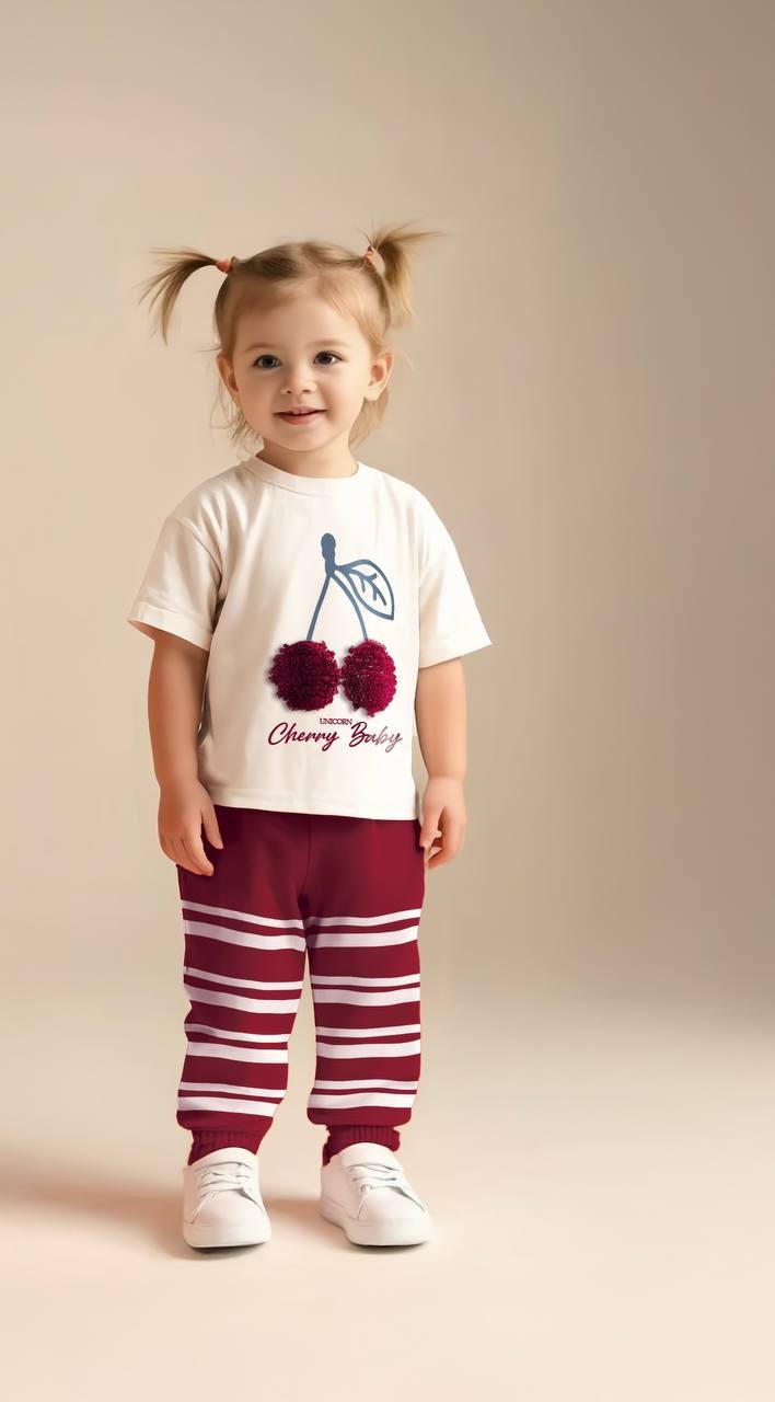 CHERRY BABY 3 Boyutlu Kız Çocuk Takım