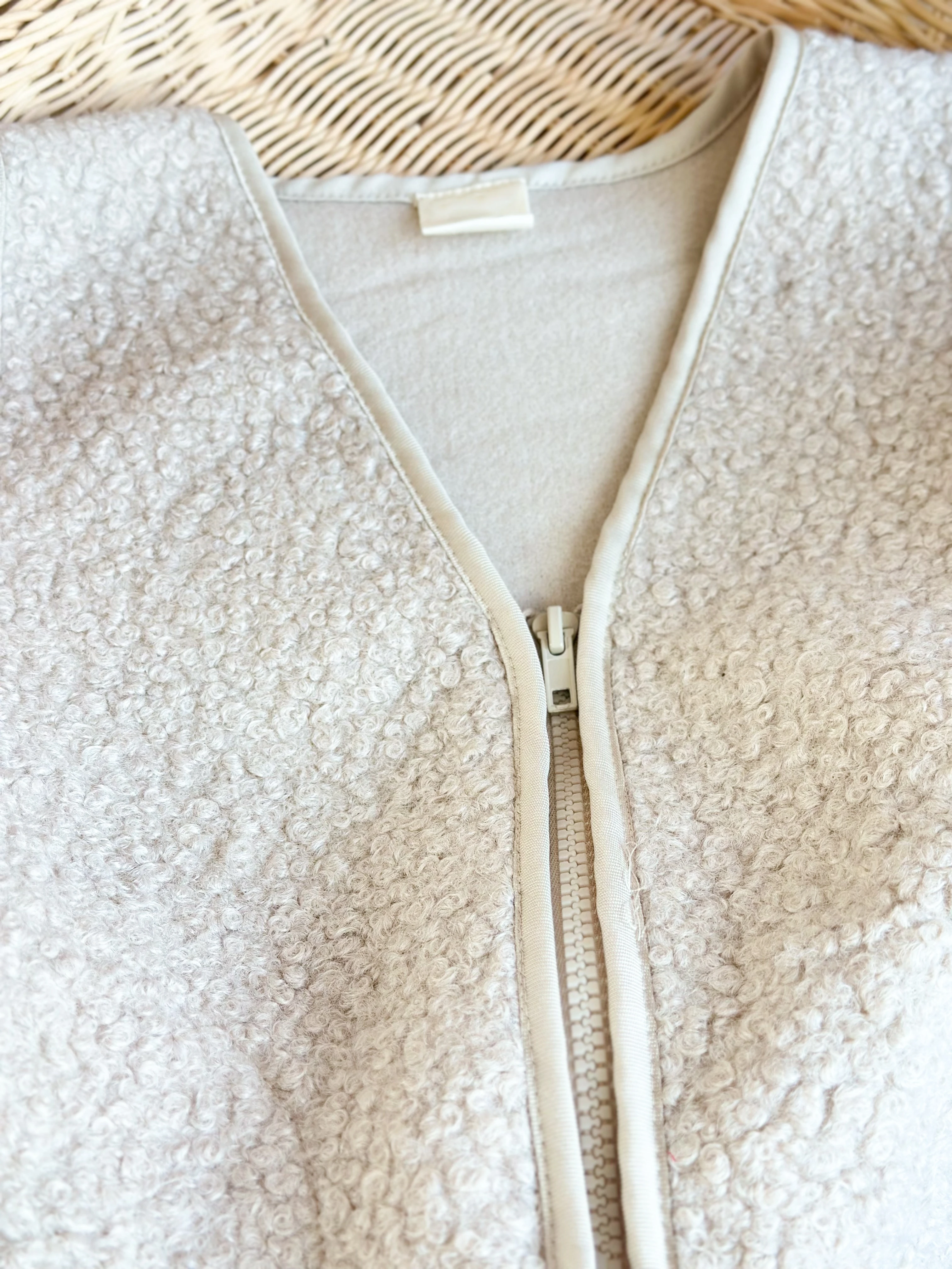 HOGGET Yumuşak Dokulu Yelek-Bej