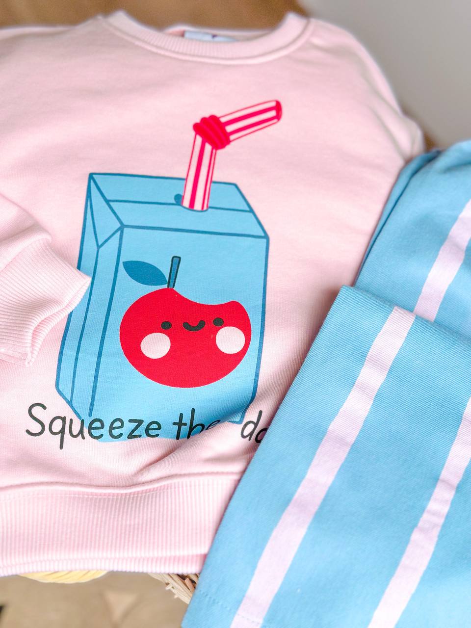 FRUIT JUICE Sweatshirt ve Dokuma Pantolon Takım
