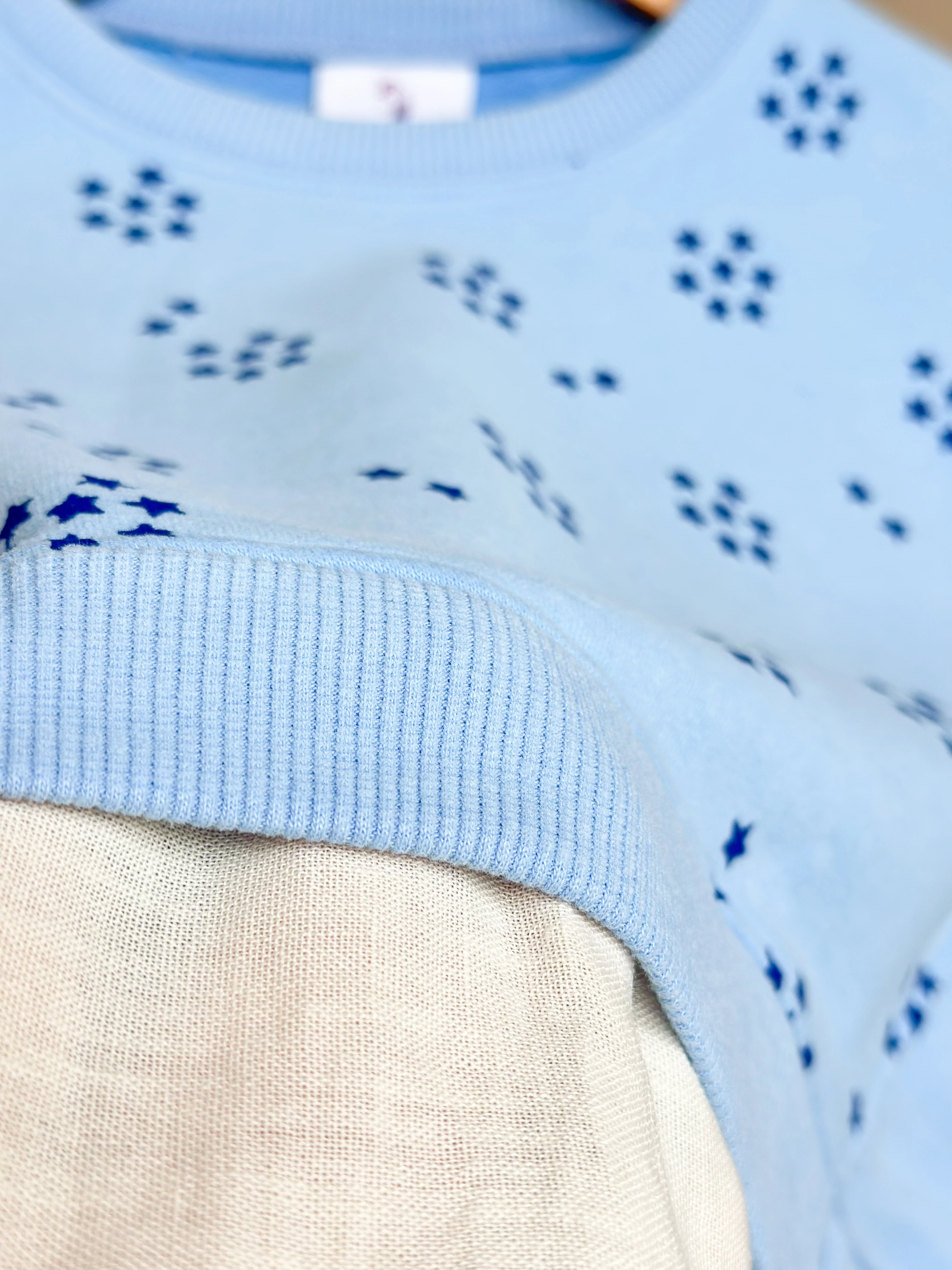 BABY BABY STARS Gömlek Detaylı Sweatshirt ve Tayt Takım