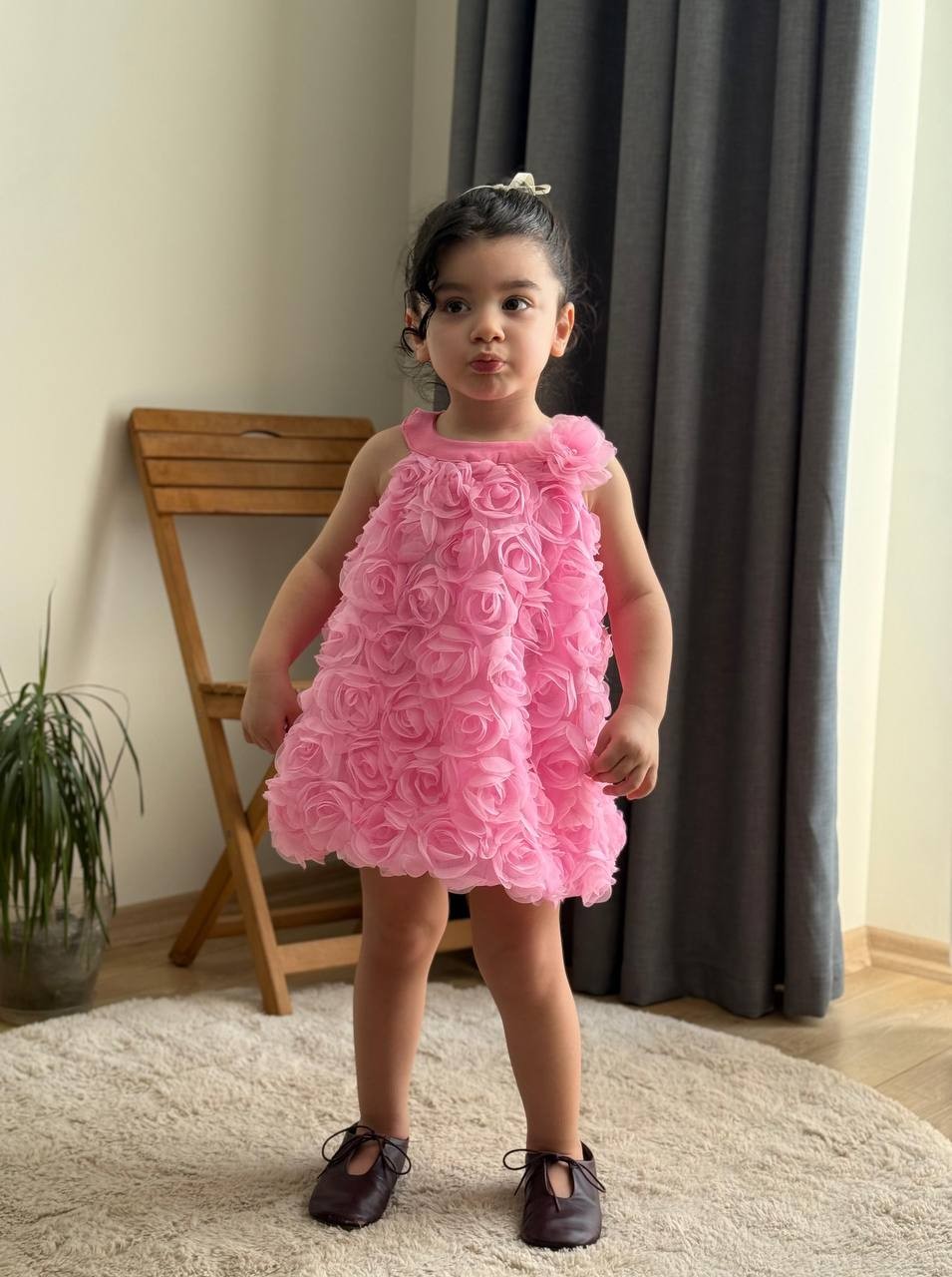 VERDA Balon Elbise - Pembe