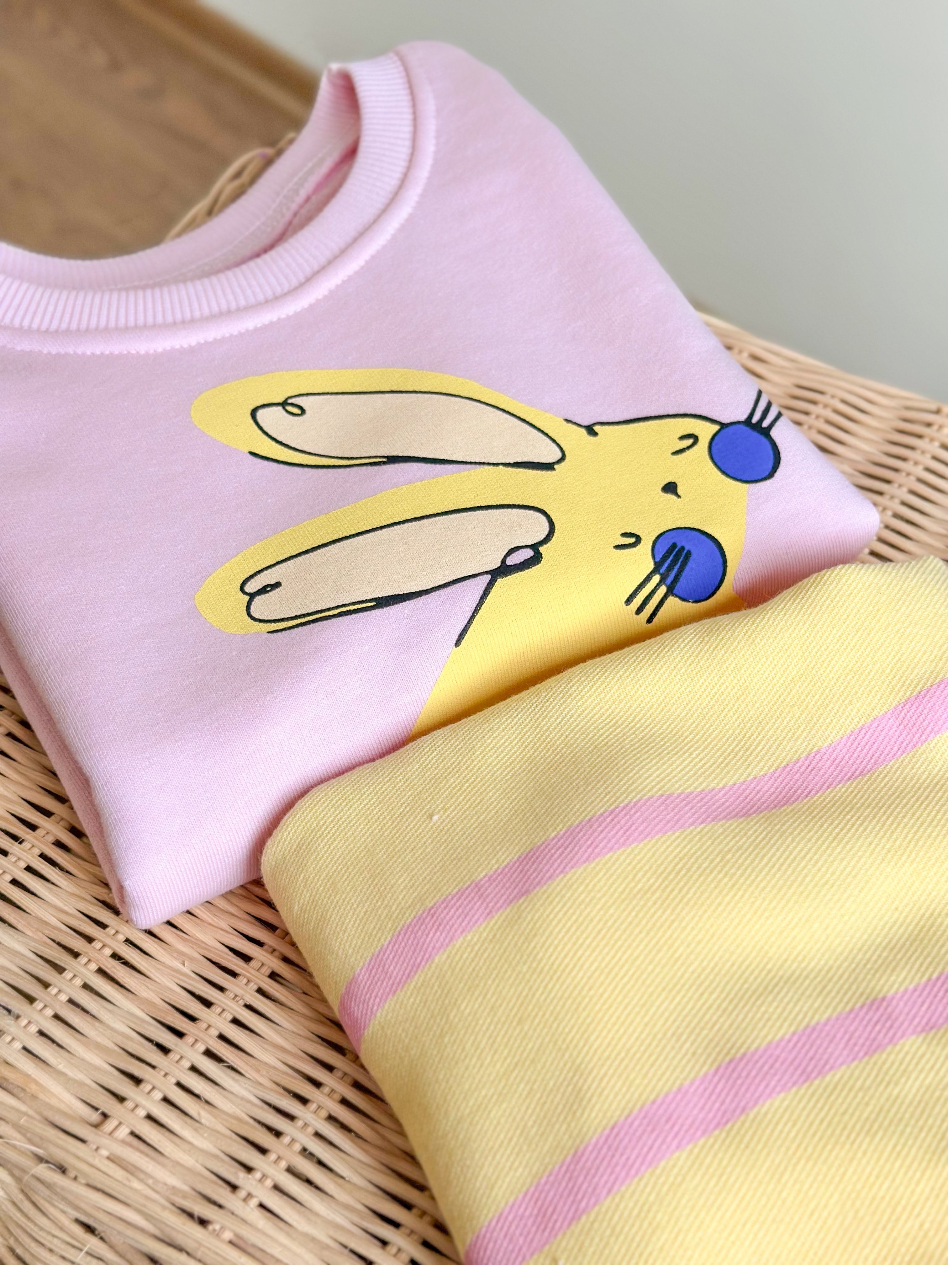 BUNNY Sweatshirt ve Dokuma Pantolon Takım