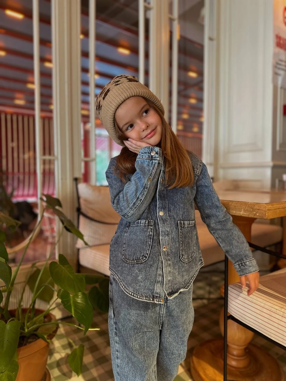 Denim Ceket ve Pantolon Takım