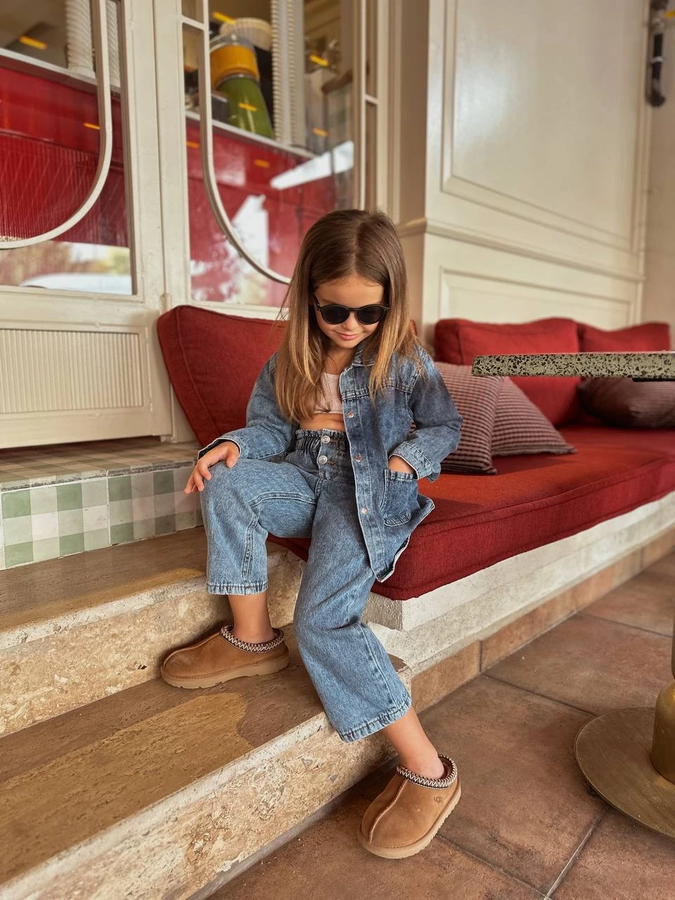 Denim Ceket ve Pantolon Takım