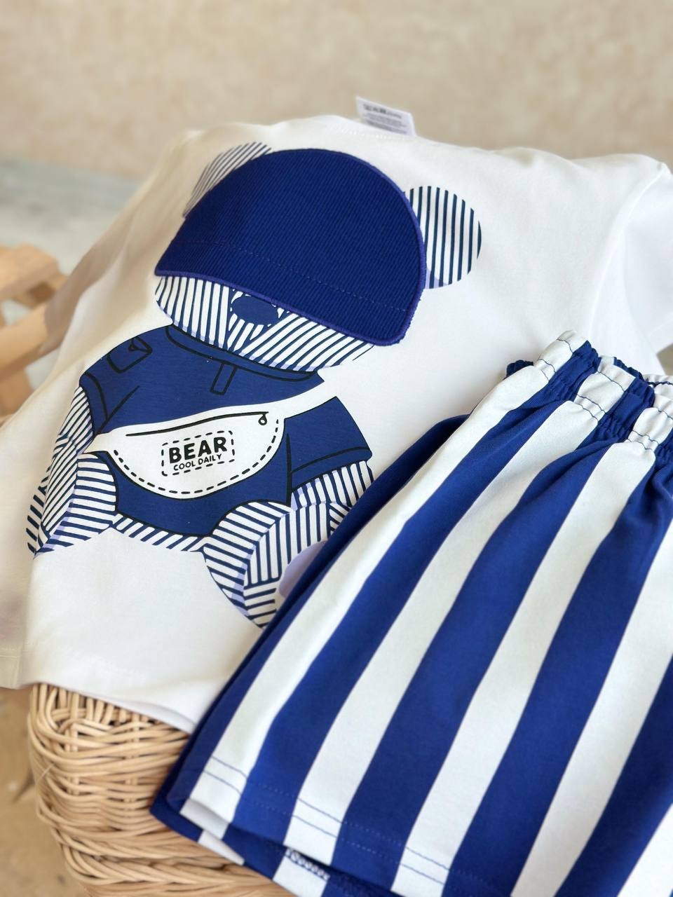 BLUE BEAR Erkek Çocuk T-Shirt ve Şort Takım
