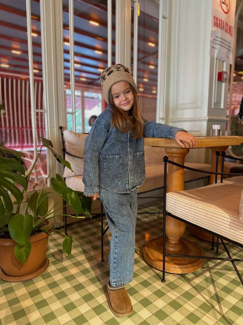 Denim Ceket ve Pantolon Takım