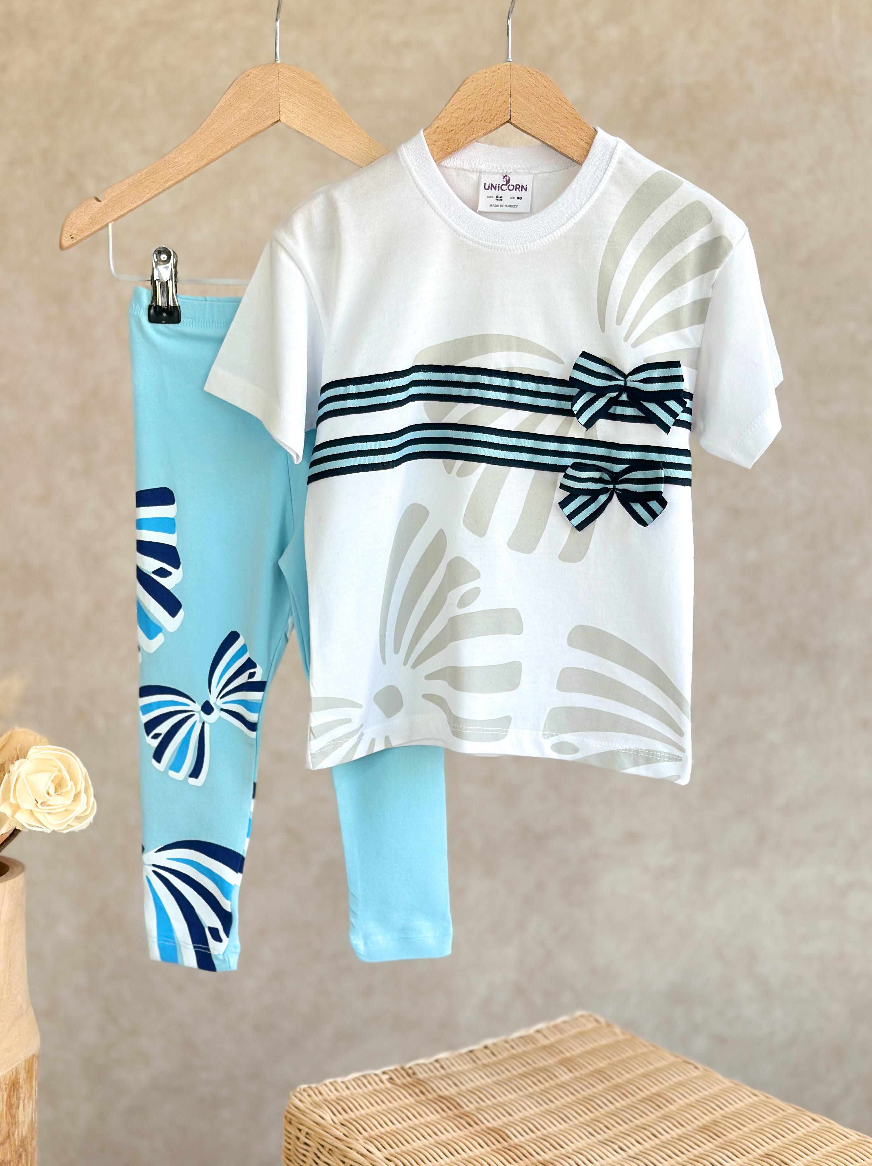 BLUE RIBBON Kız Çocuk T-Shirt ve Tayt Takım