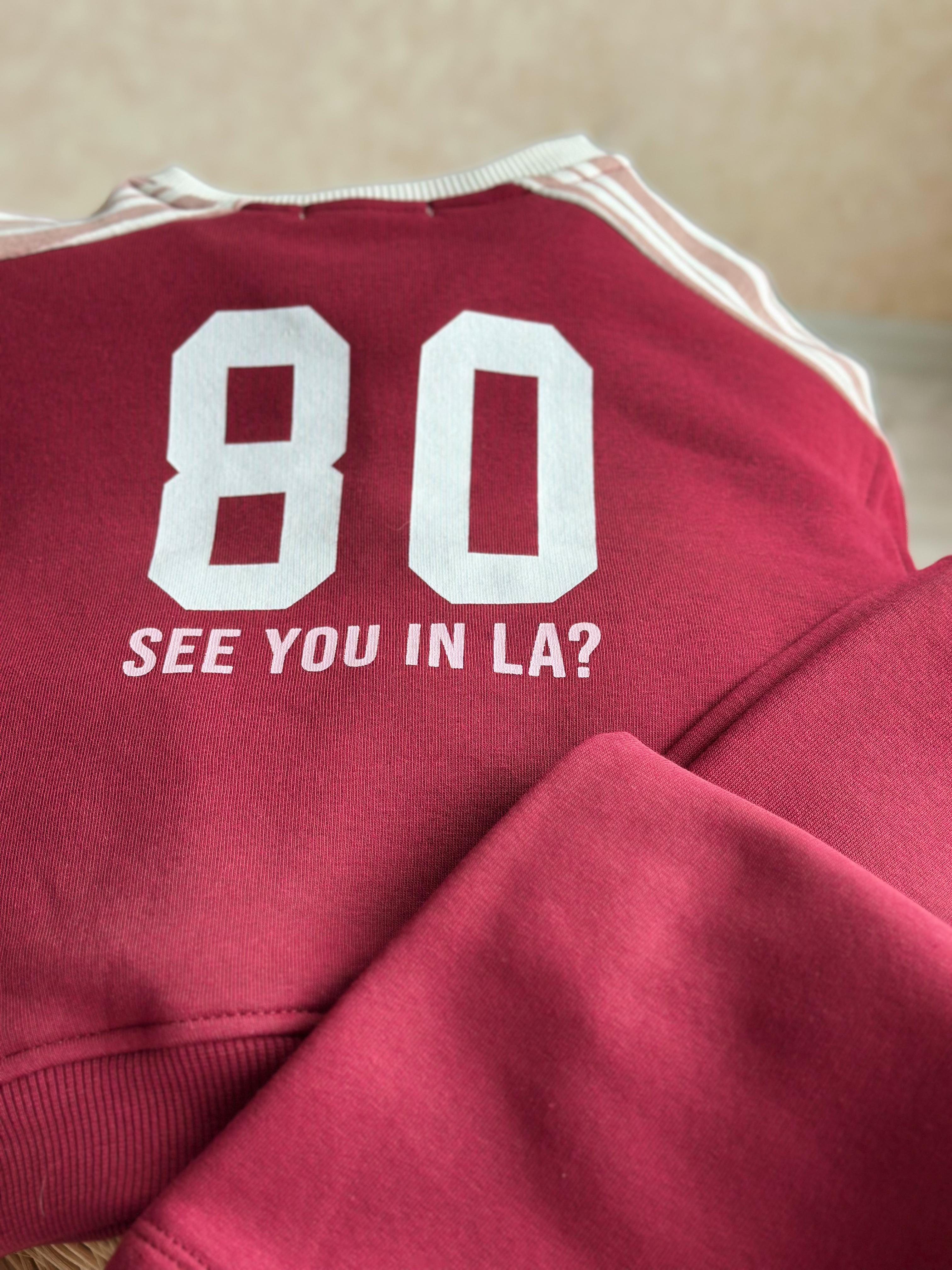 LOS ANGELES Baskılı Sweatshirt ve Eşofman Takım
