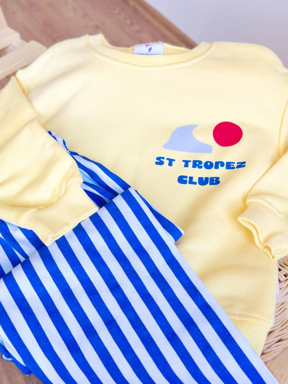 ST.TROPEZ CLUB Sweatshirt ve Dokuma Pantolon Takım