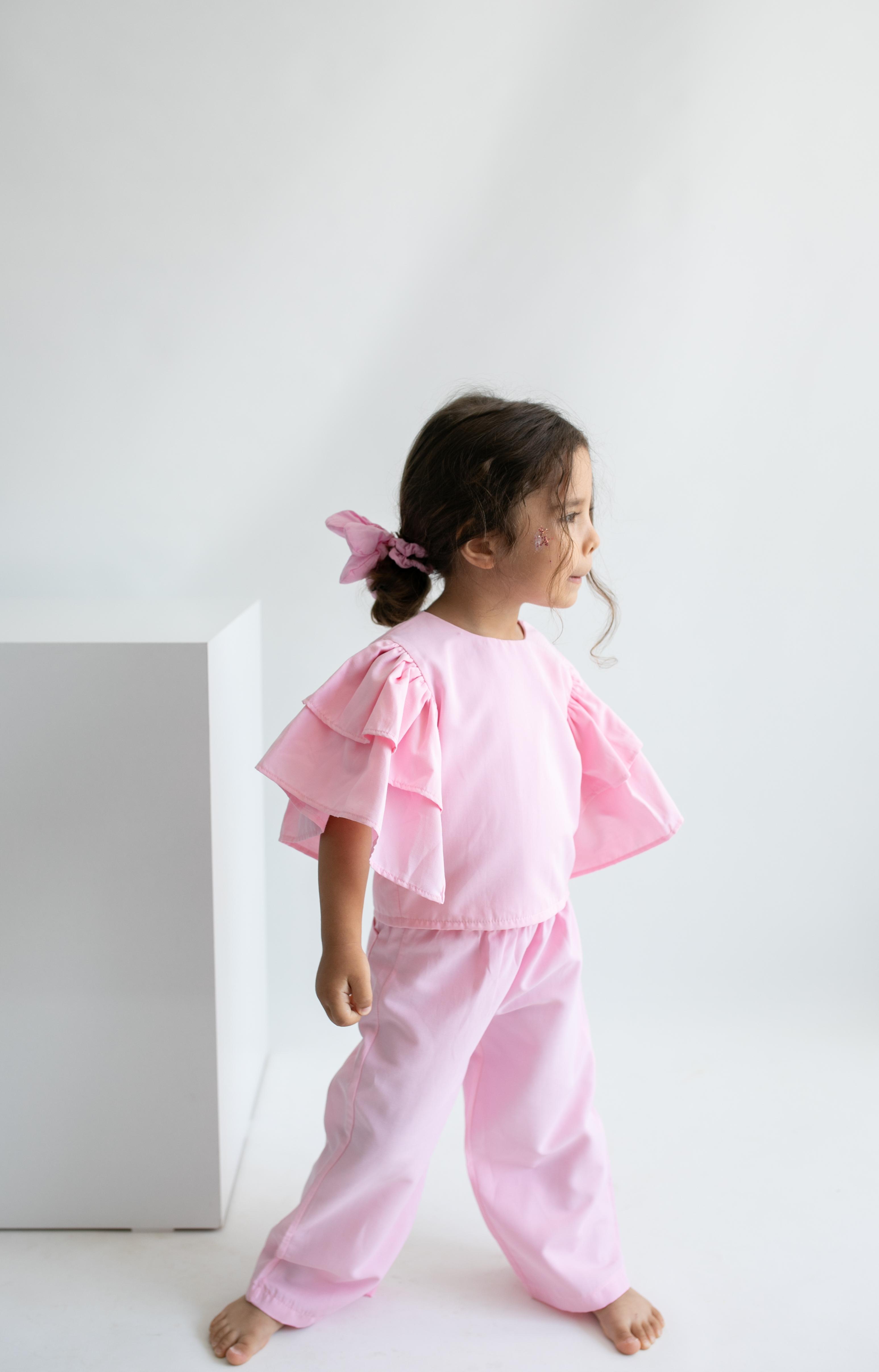 GÜLCE Kız Çocuk Takım-Pembe