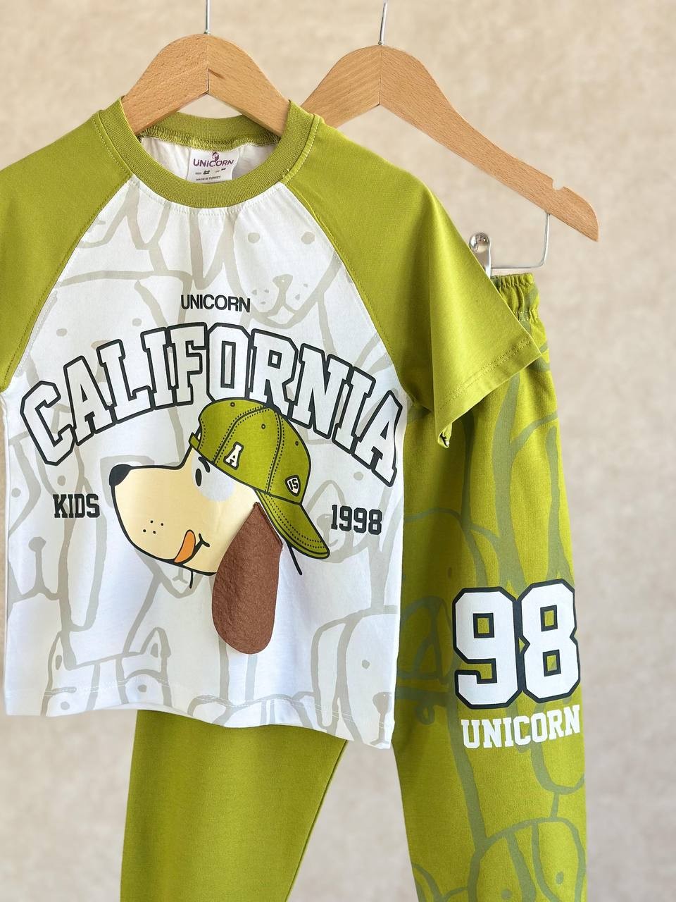 CALIFORNIA KIDS 3 Boyutlu T-Shirt ve Eşofman Altı Takım