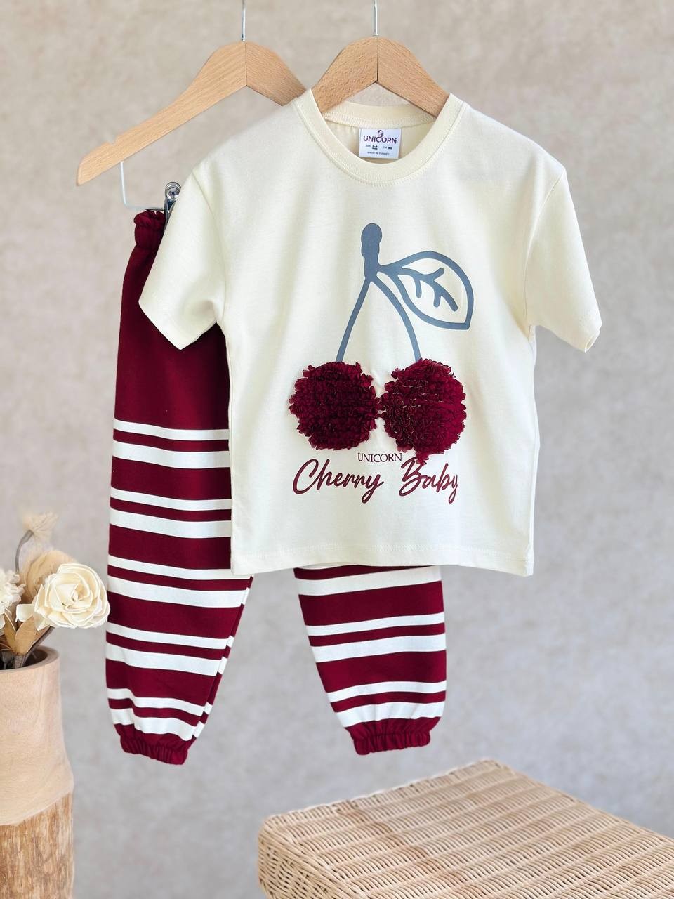 CHERRY BABY 3 Boyutlu Kız Çocuk Takım