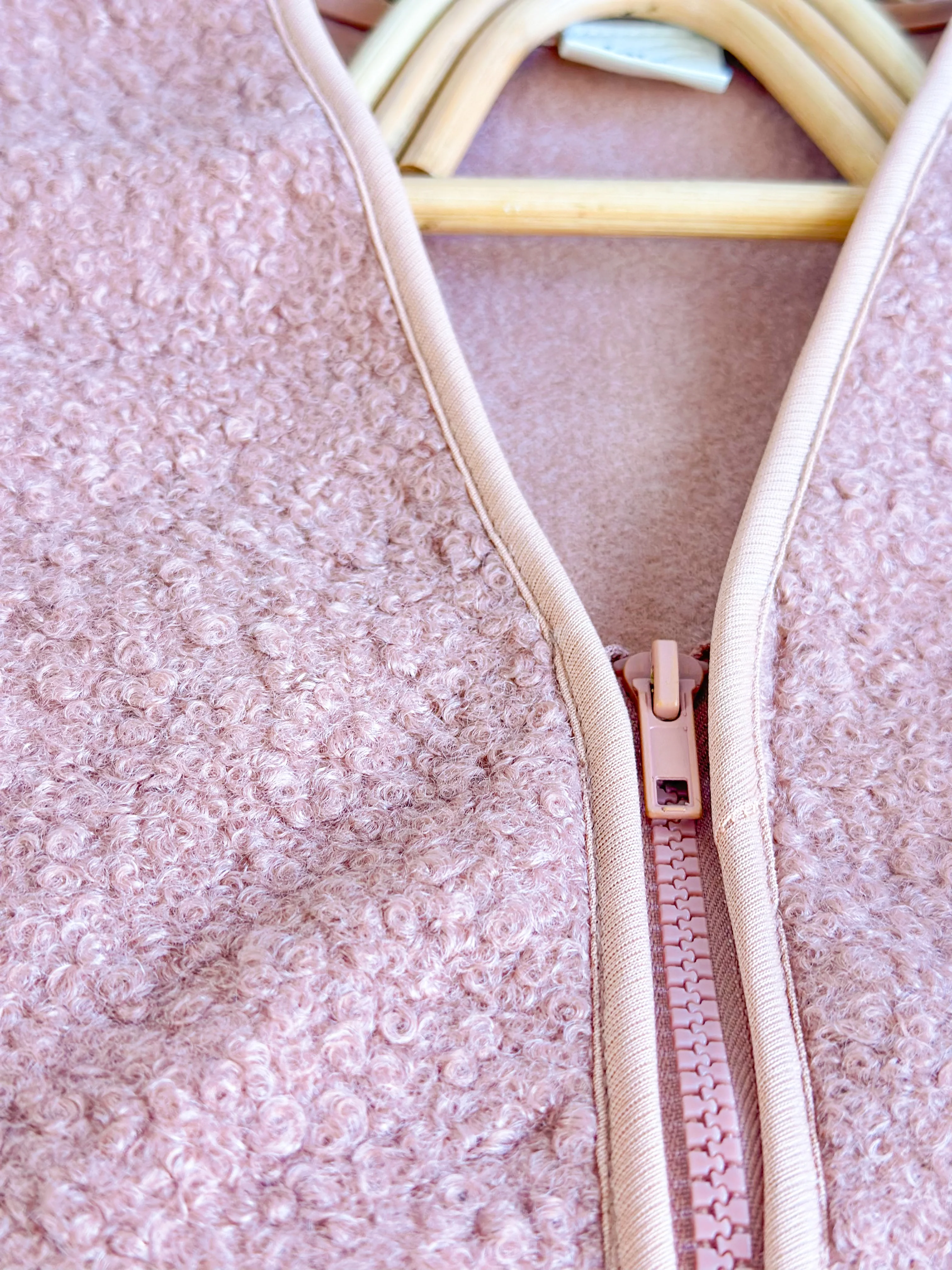 HOGGET Yumuşak Dokulu Yelek-Pembe