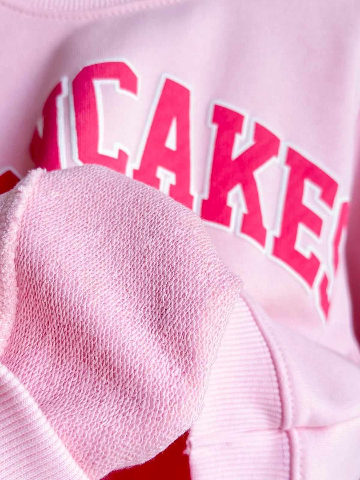 PANCAKE Sweatshirt ve Kot Dokuma Pantolon Takım