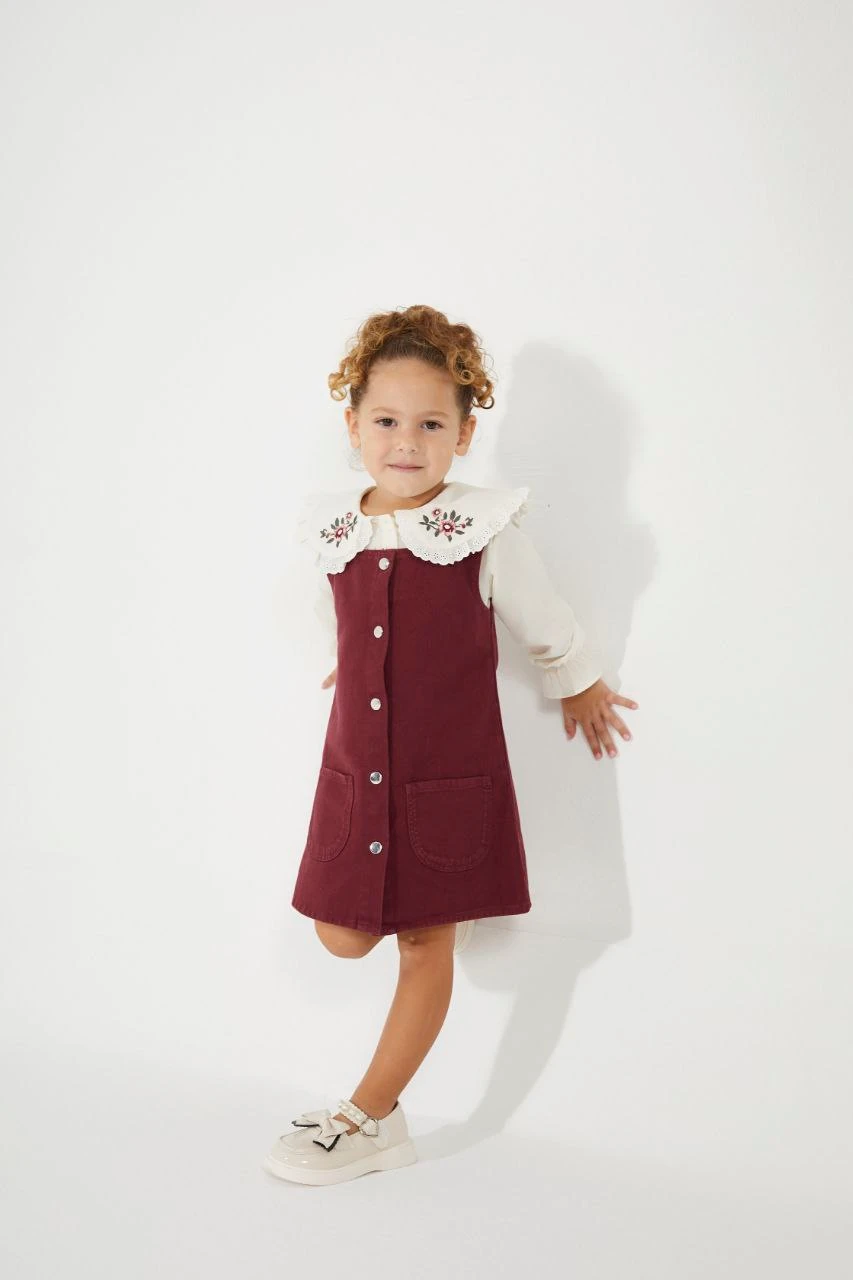 Tasarım Kot Jile - Bordo