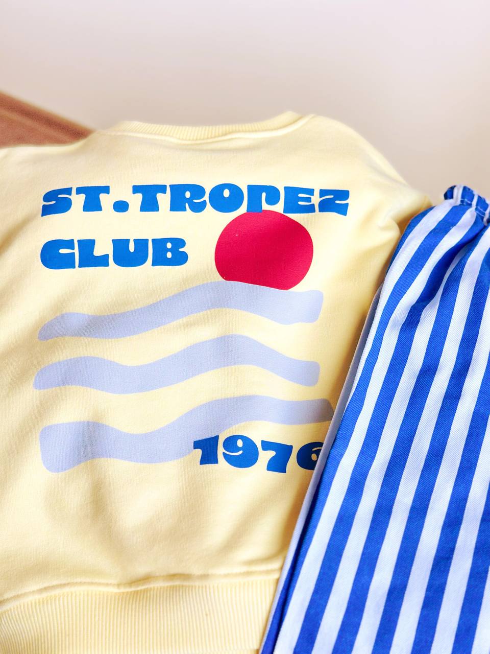 ST.TROPEZ CLUB Sweatshirt ve Dokuma Pantolon Takım