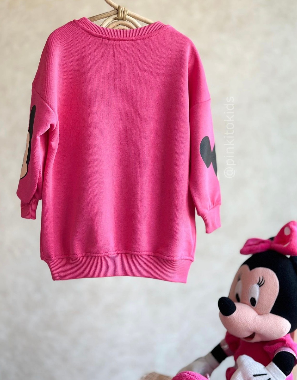 Mickey Sweat Elbise-3 İplik