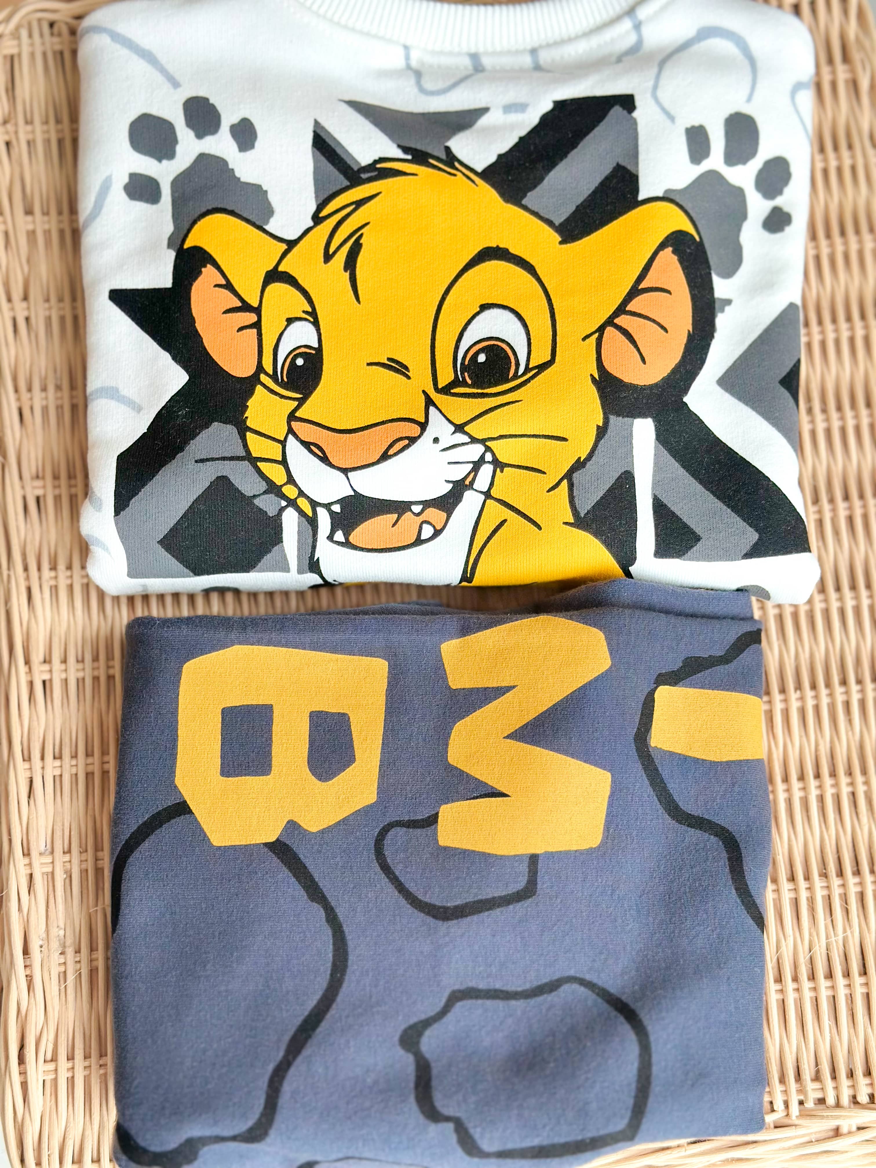 LION KING Baskılı Sweatshirt ve Eşofman Takım
