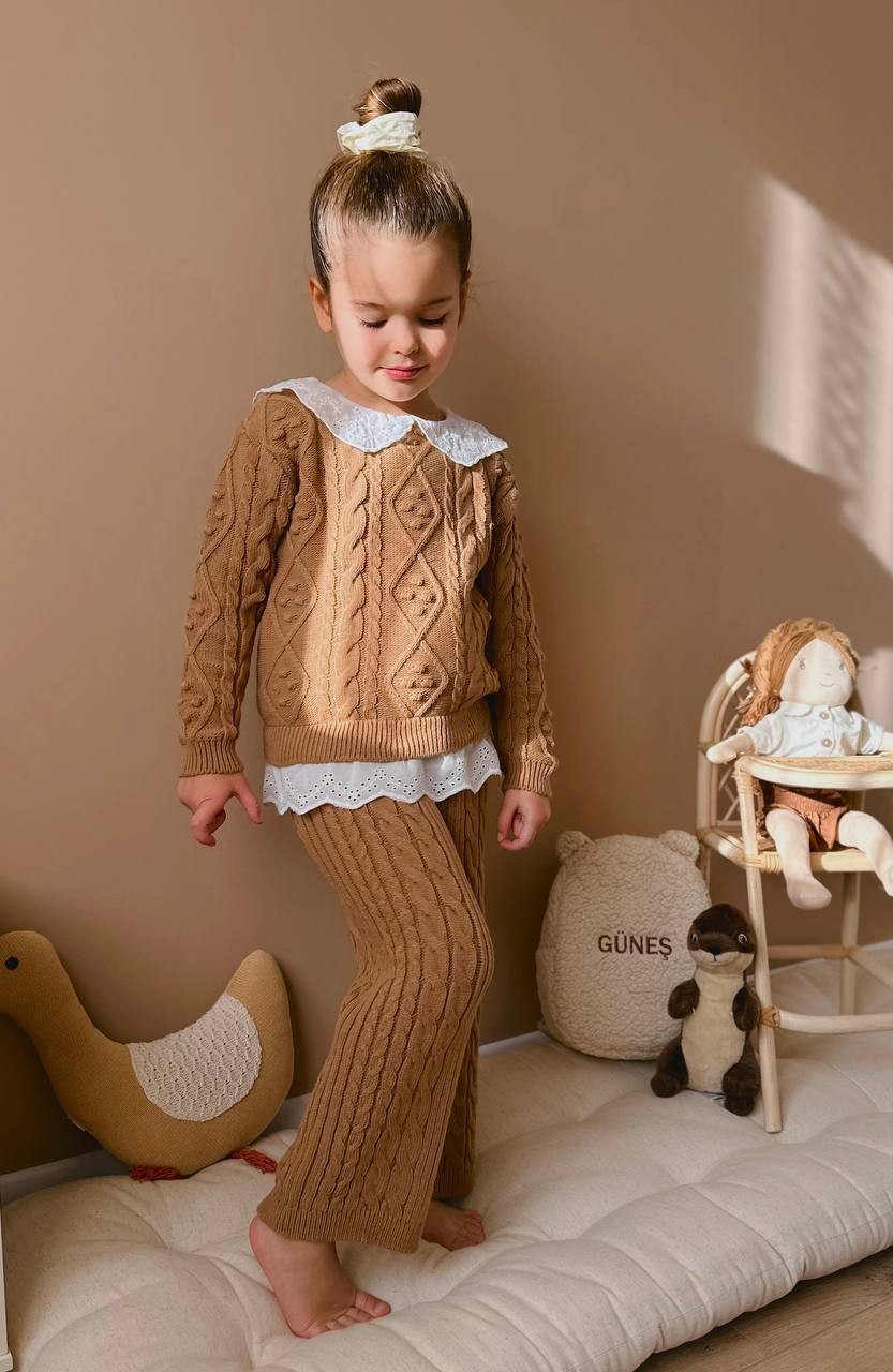 BABYBROWN Triko Kız Çocuk Takım