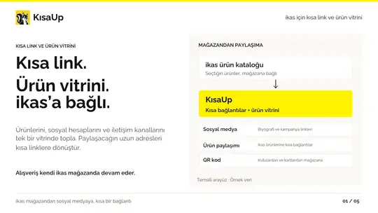 KısaUp: Kısa Link ve Ürün Vitrini ekran görüntüsü 1
