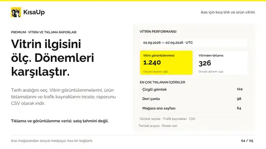 KısaUp: Kısa Link ve Ürün Vitrini ekran görüntüsü 4
