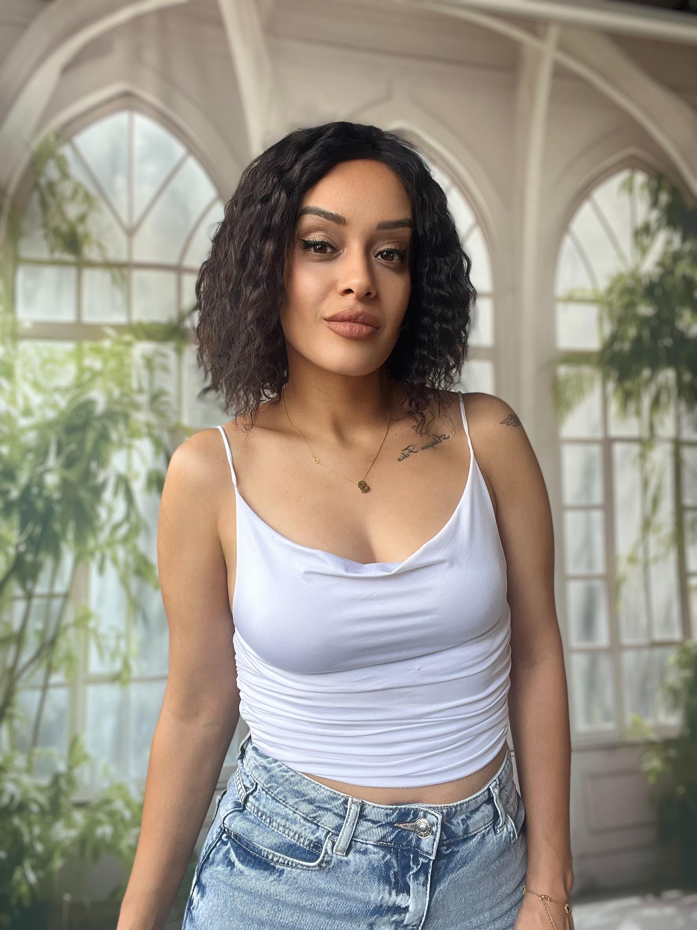 Permalo orjinak kıvırcık peruk tül